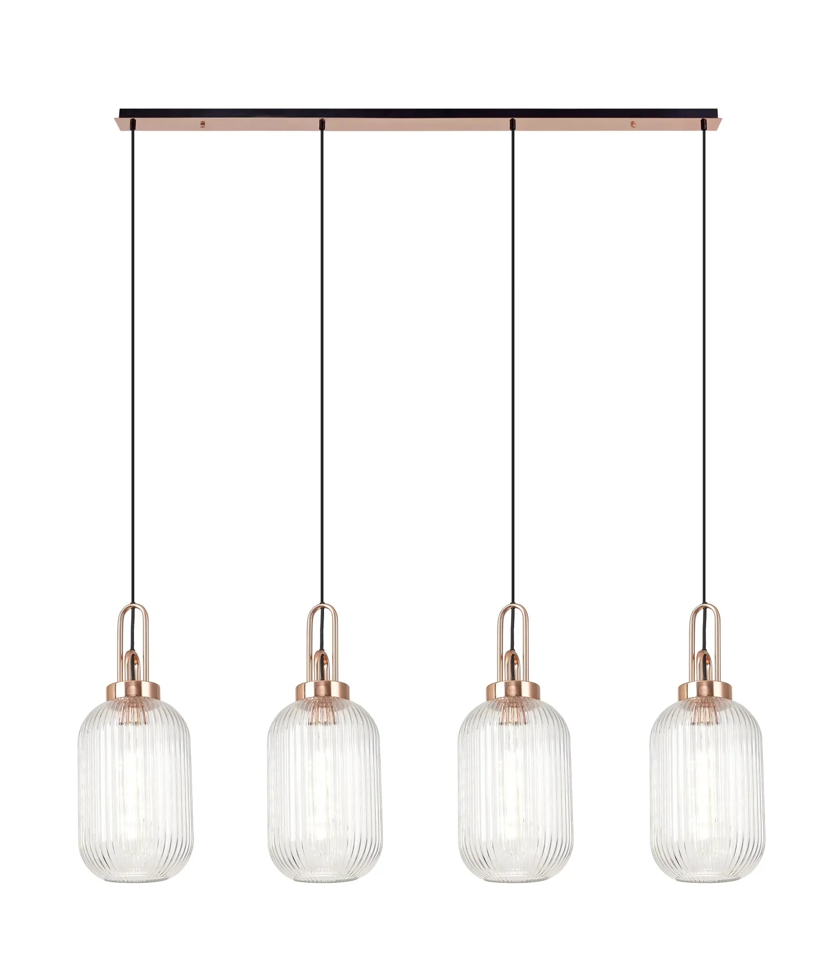 Cadiz 4Lt Linear Pendant - Various Finishes - Image 20