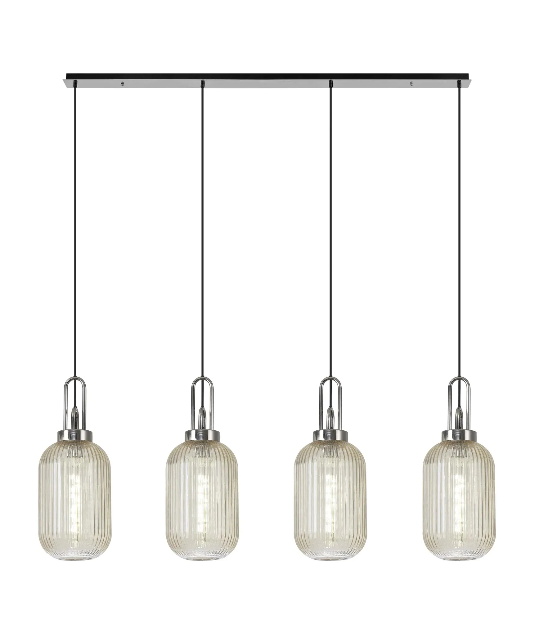 Cadiz 4Lt Linear Pendant - Various Finishes - Image 24