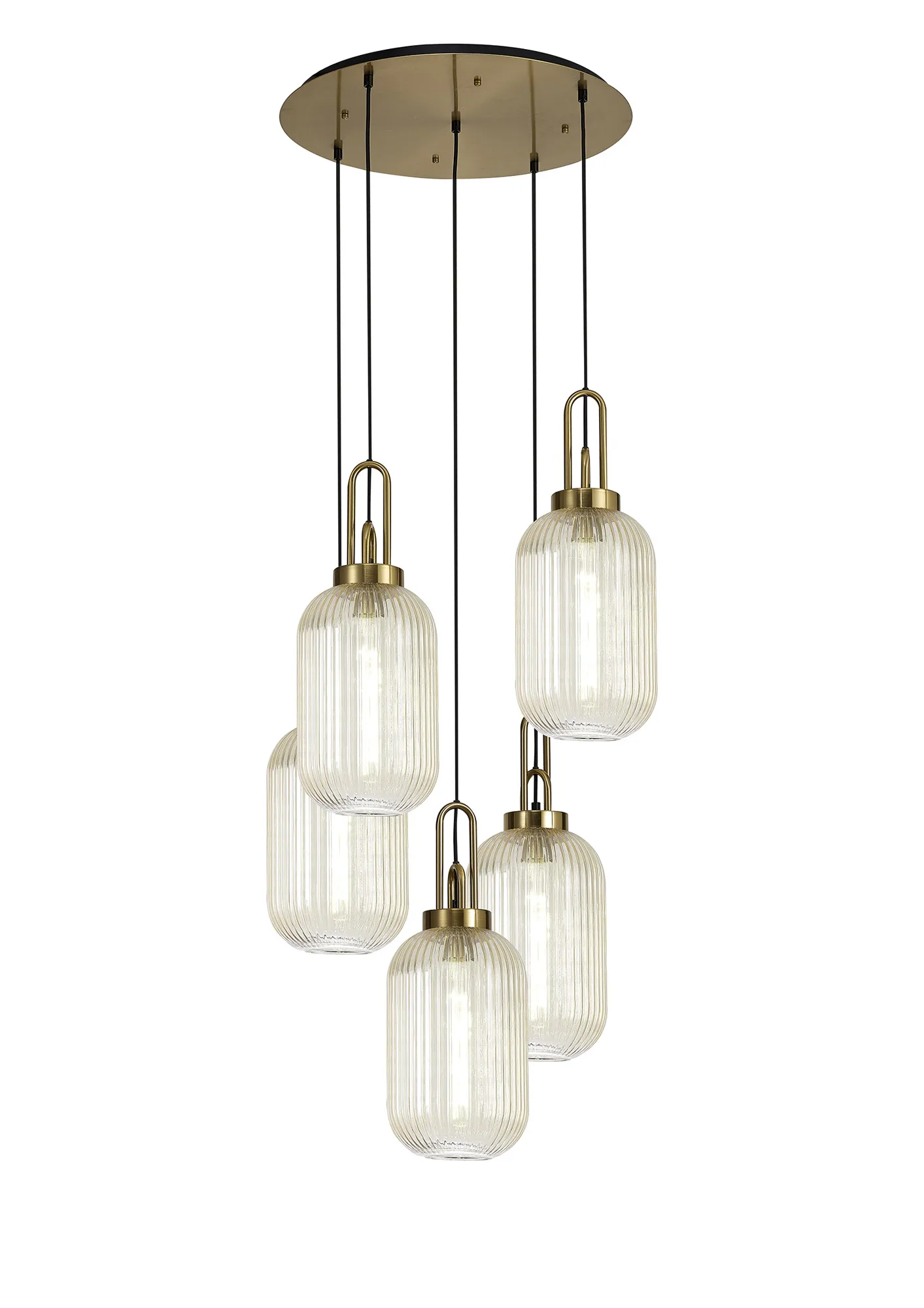 Cadiz 5Lt Cluster Pendant - Various Colours - Image 105