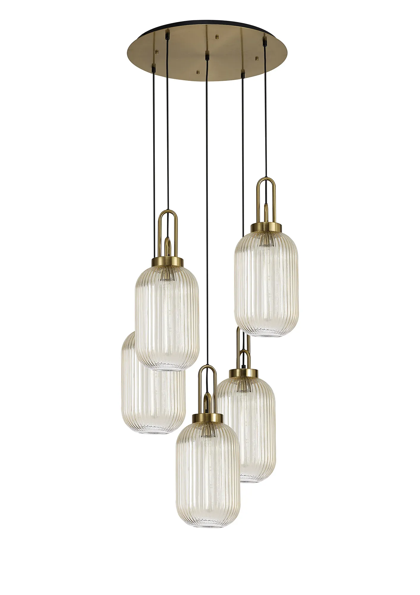 Cadiz 5Lt Cluster Pendant - Various Colours - Image 106