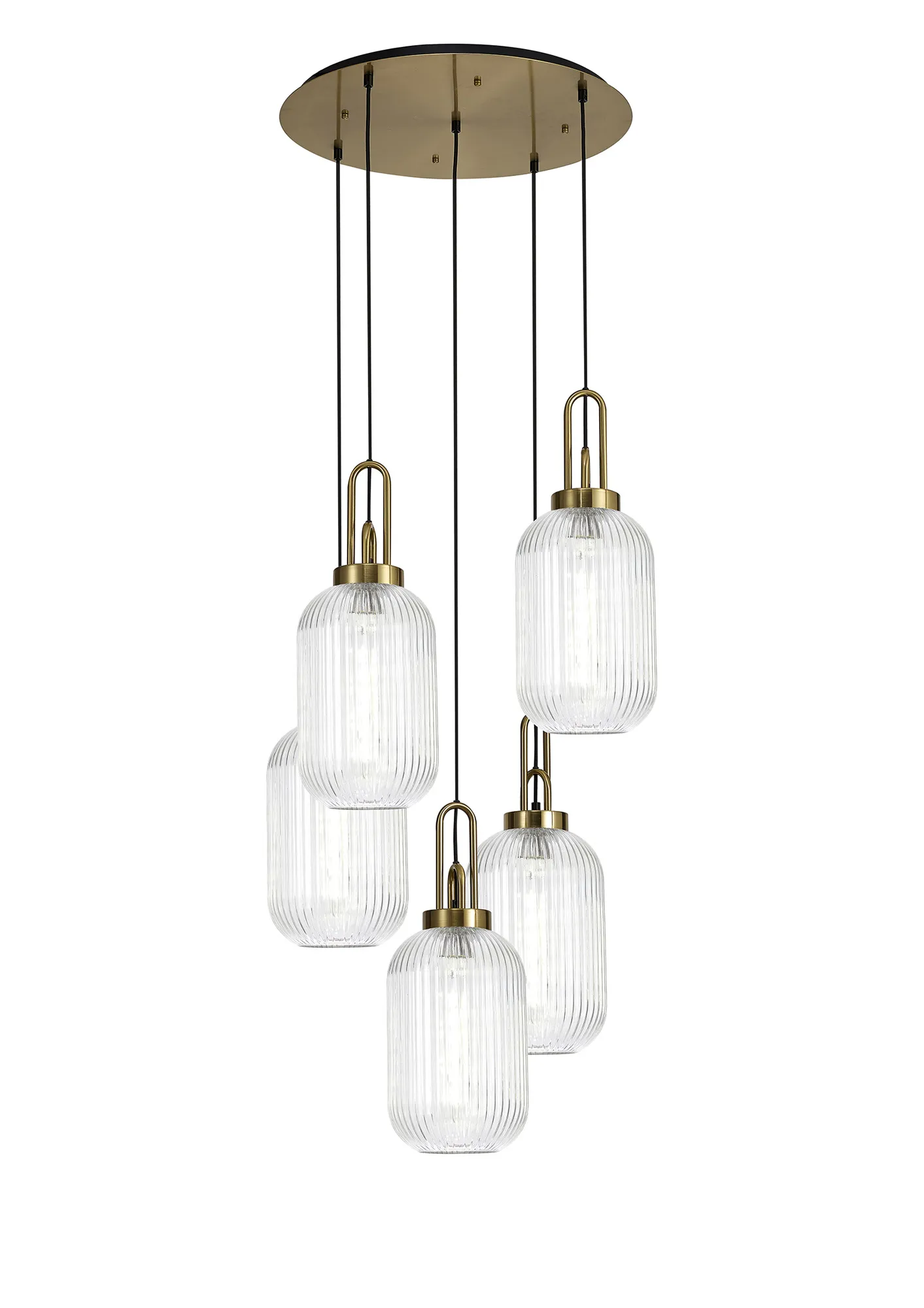 Cadiz 5Lt Cluster Pendant - Various Colours - Image 108