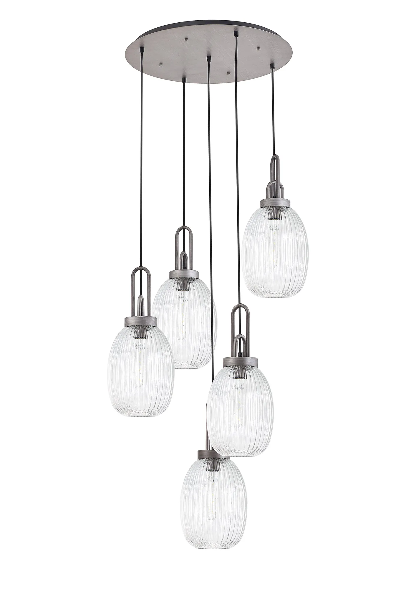 Cadiz 5Lt Cluster Pendant - Various Colours - Image 11