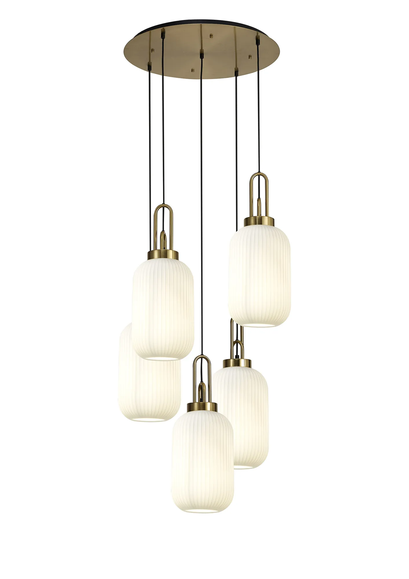 Cadiz 5Lt Cluster Pendant - Various Colours - Image 111