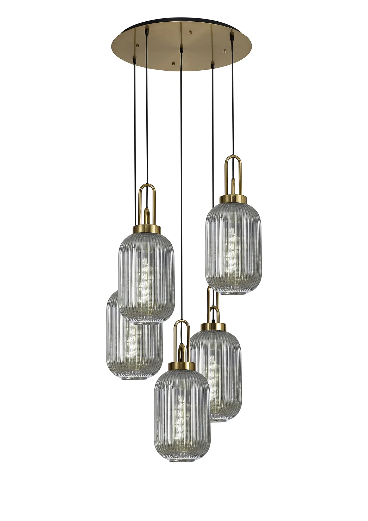 Cadiz 5Lt Cluster Pendant - Various Colours - Image 113