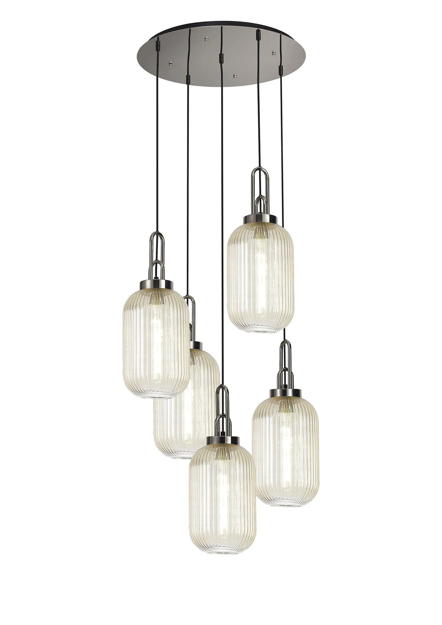 Cadiz 5Lt Cluster Pendant - Various Colours - Image 127