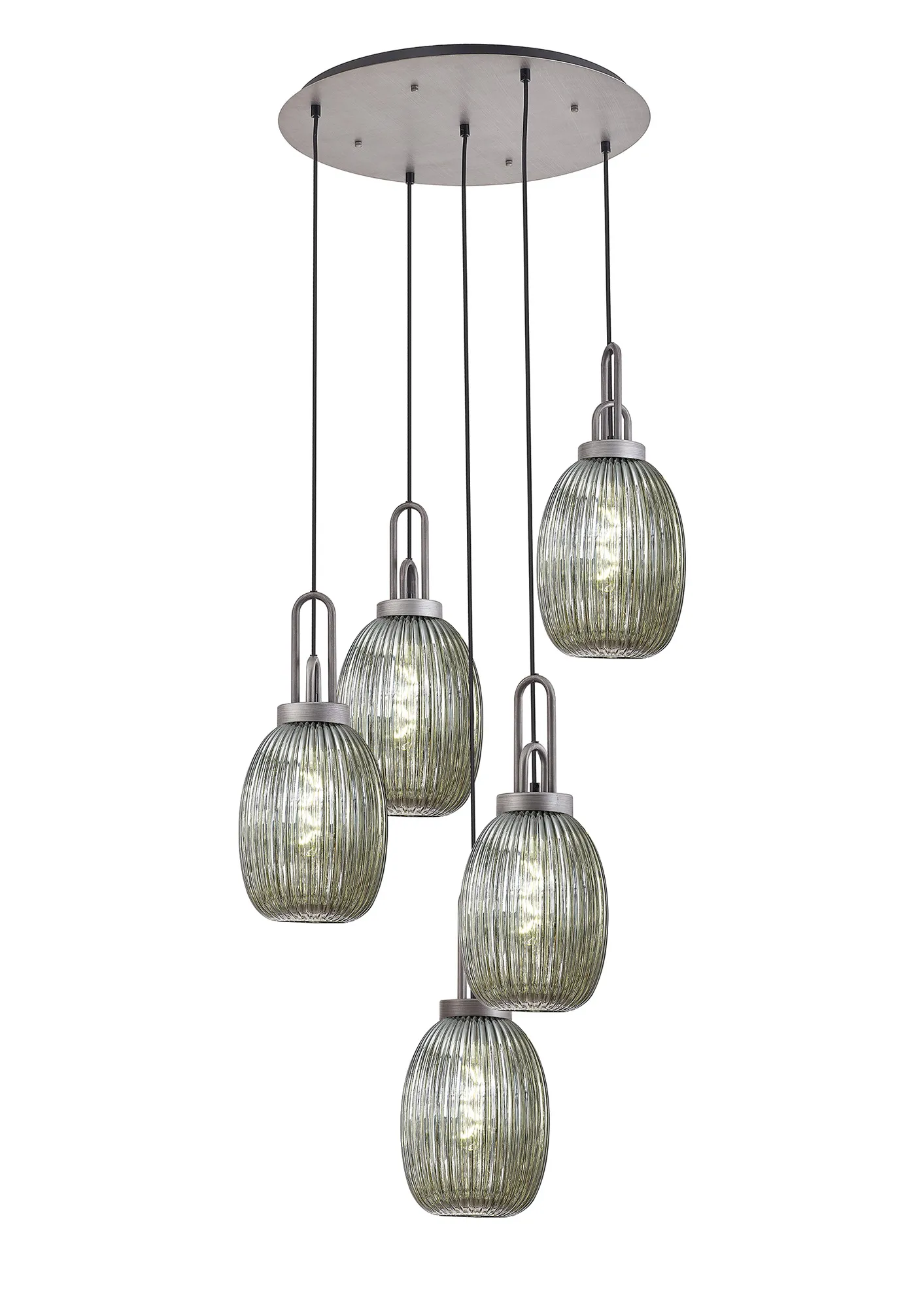 Cadiz 5Lt Cluster Pendant - Various Colours - Image 13