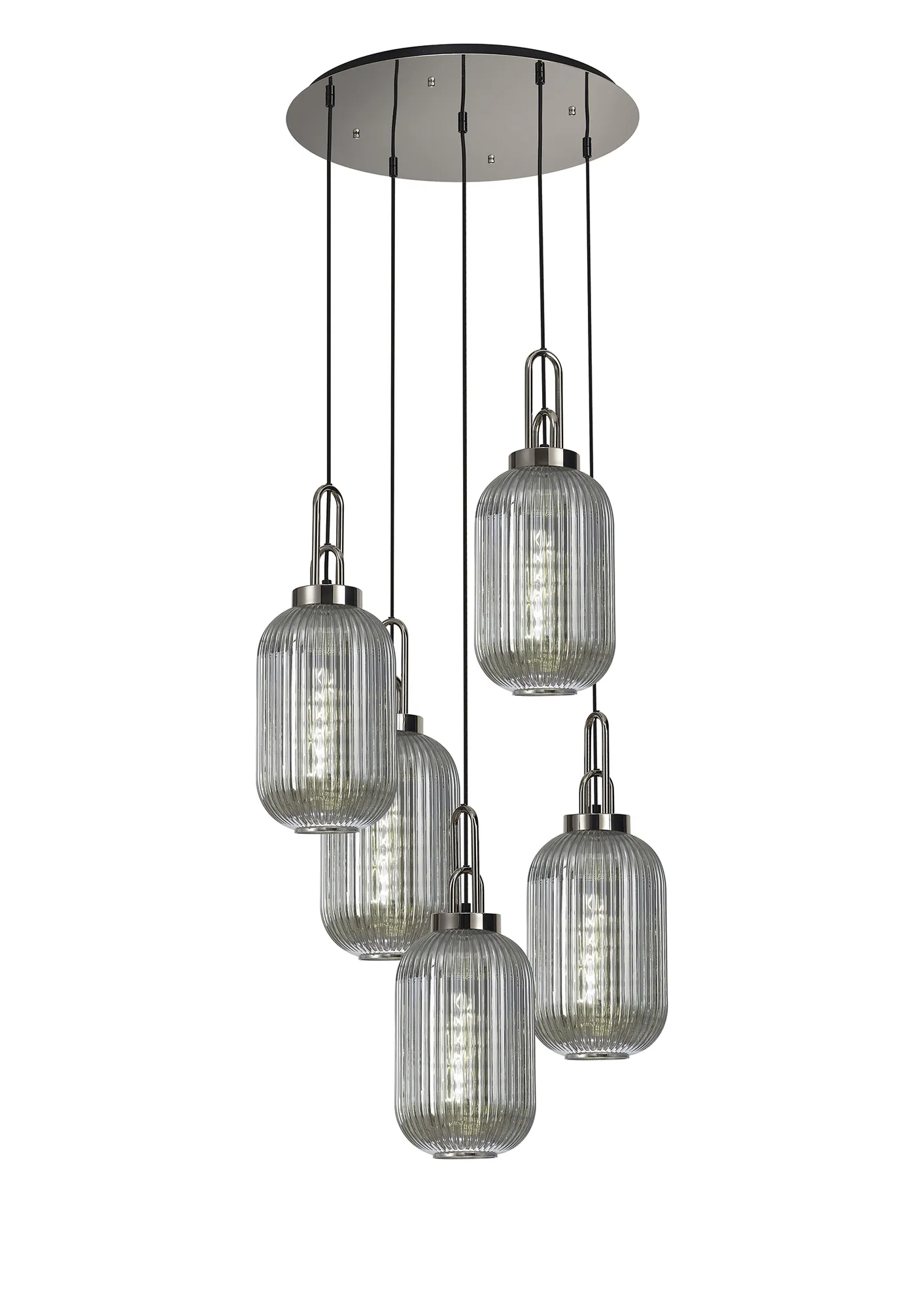 Cadiz 5Lt Cluster Pendant - Various Colours - Image 134