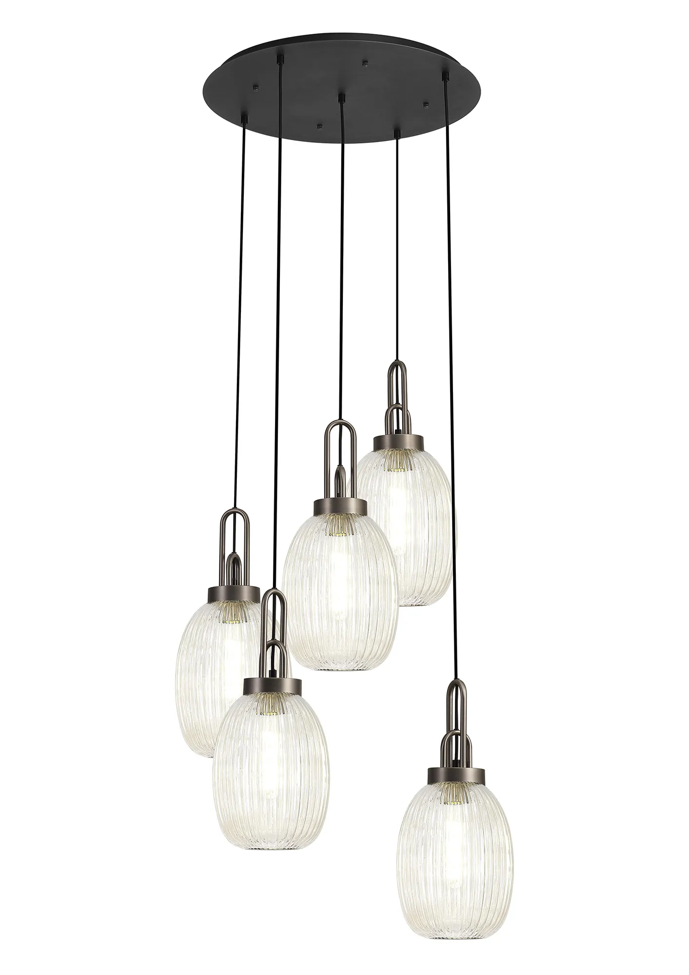 Cadiz 5Lt Cluster Pendant - Various Colours - Image 15