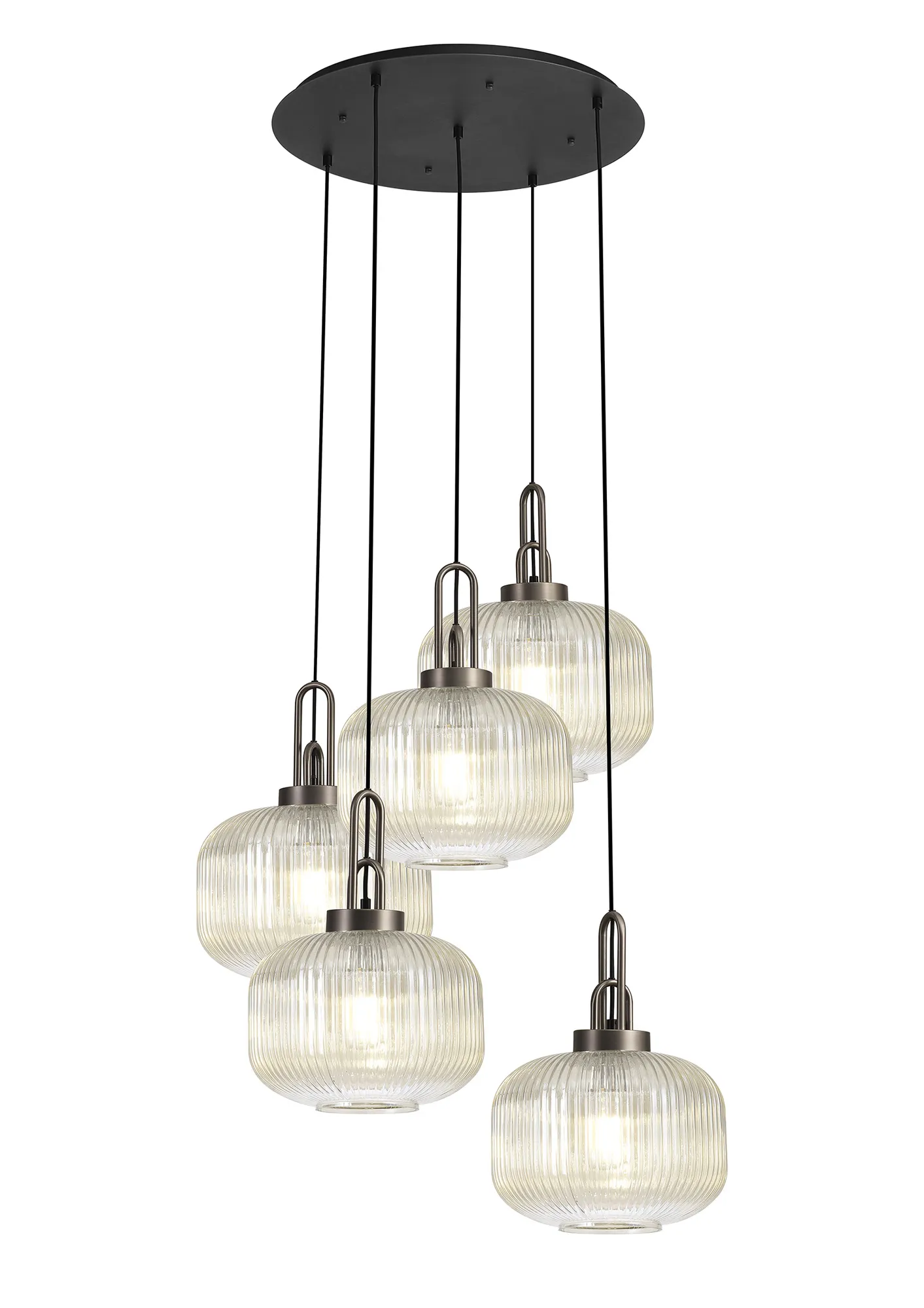 Cadiz 5Lt Cluster Pendant - Various Colours - Image 156