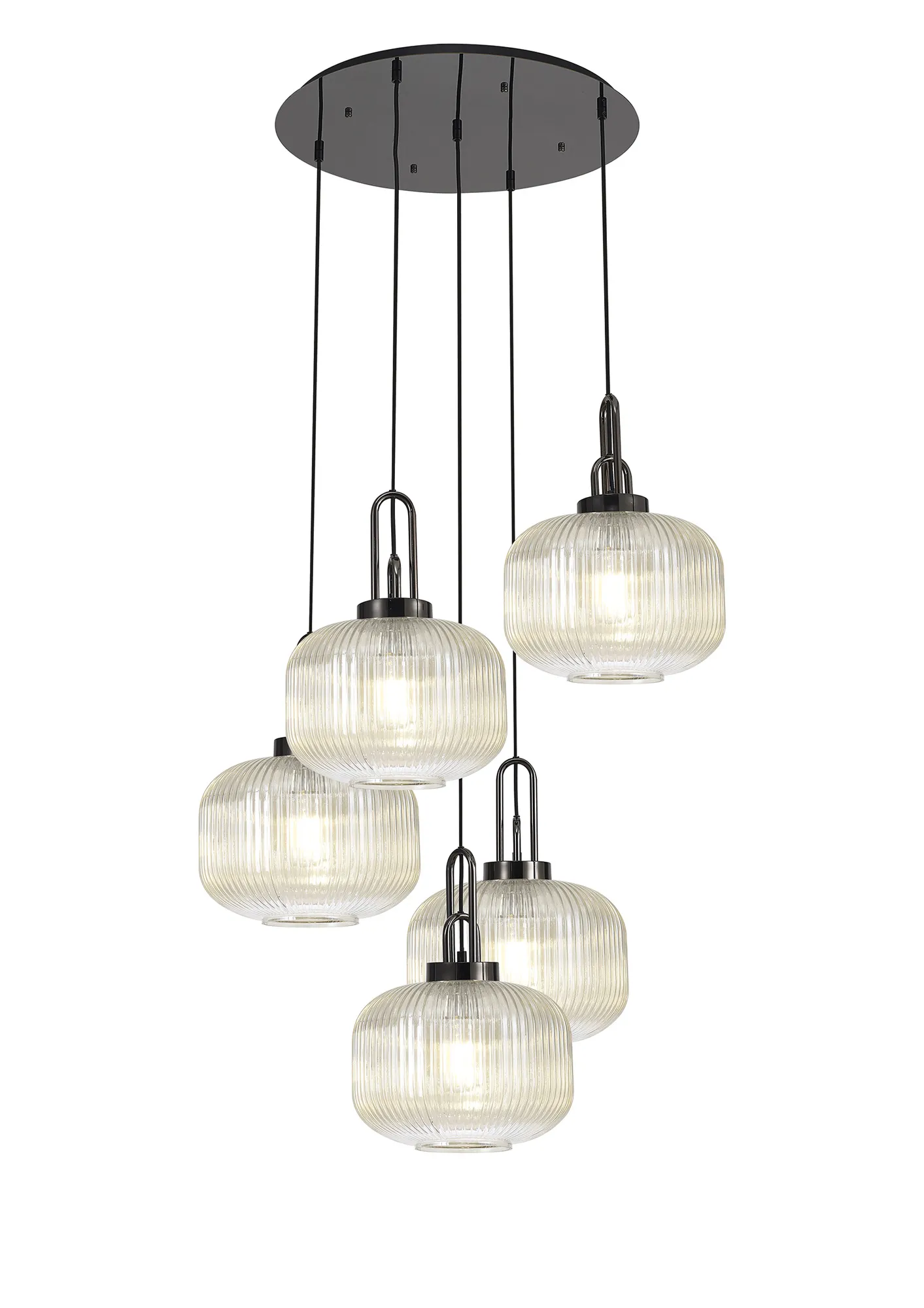 Cadiz 5Lt Cluster Pendant - Various Colours - Image 166