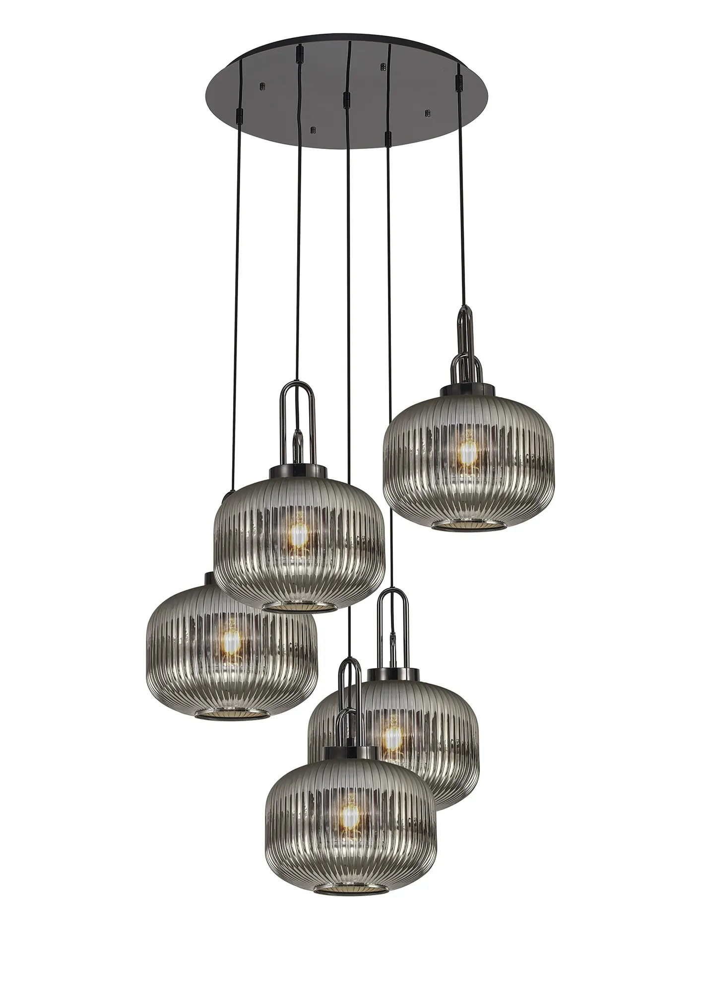 Cadiz 5Lt Cluster Pendant - Various Colours - Image 174