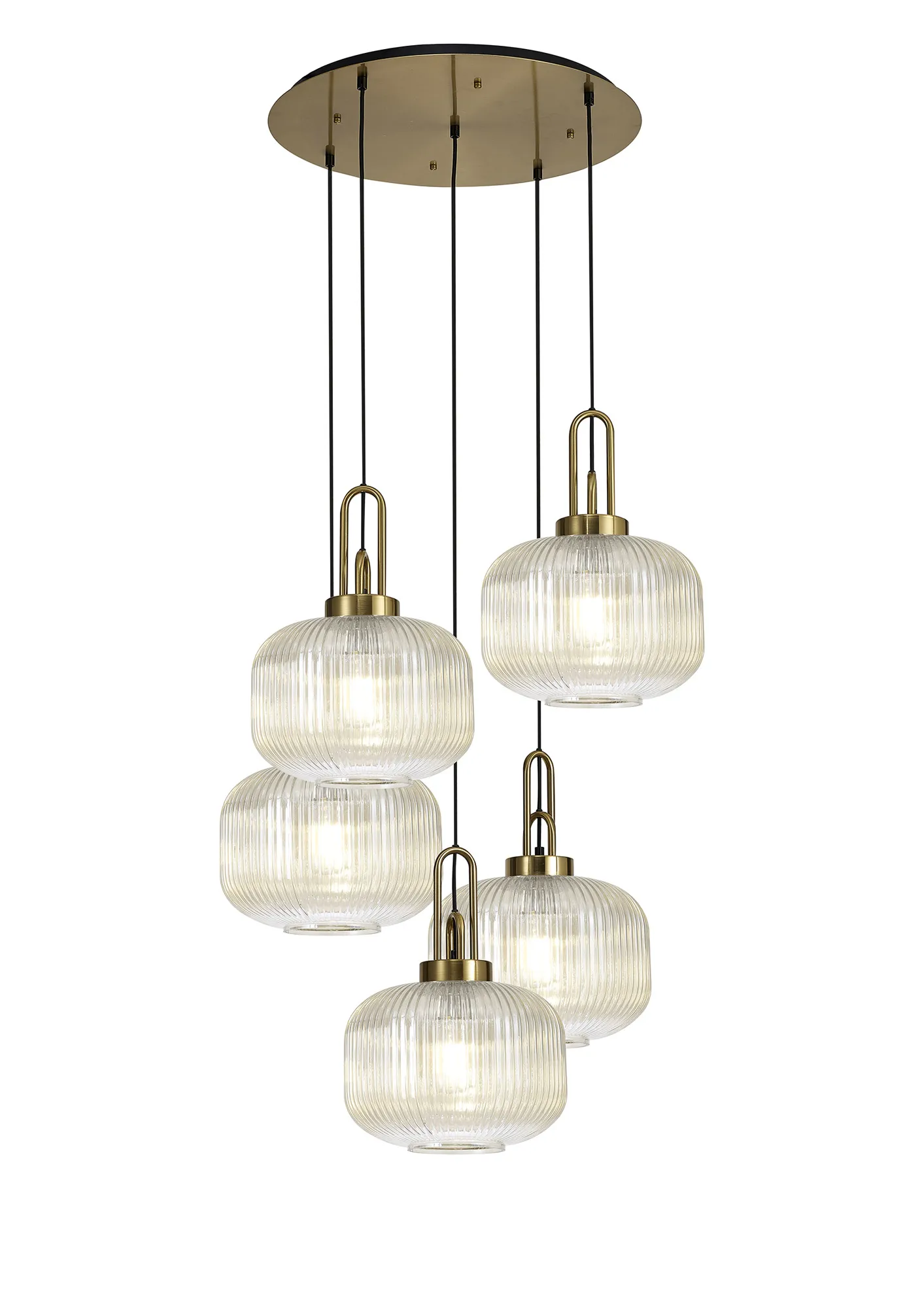 Cadiz 5Lt Cluster Pendant - Various Colours - Image 176