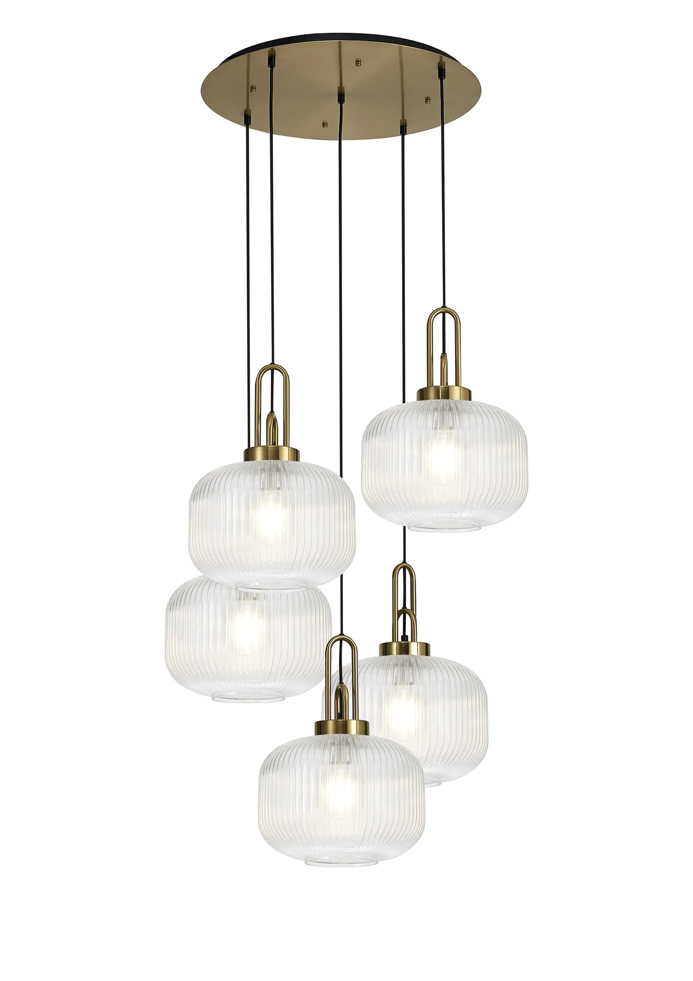 Cadiz 5Lt Cluster Pendant - Various Colours - Image 178