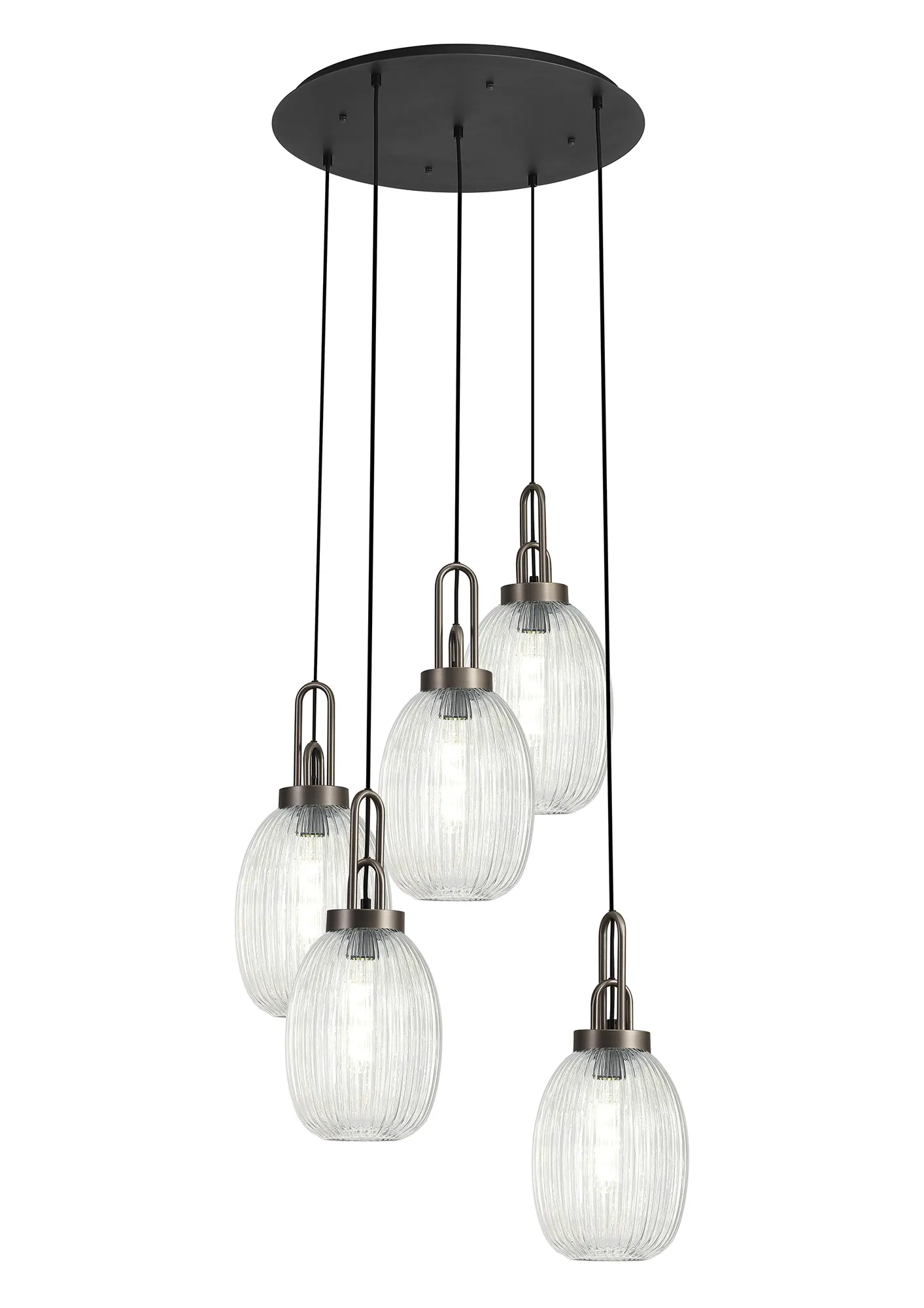Cadiz 5Lt Cluster Pendant - Various Colours - Image 18