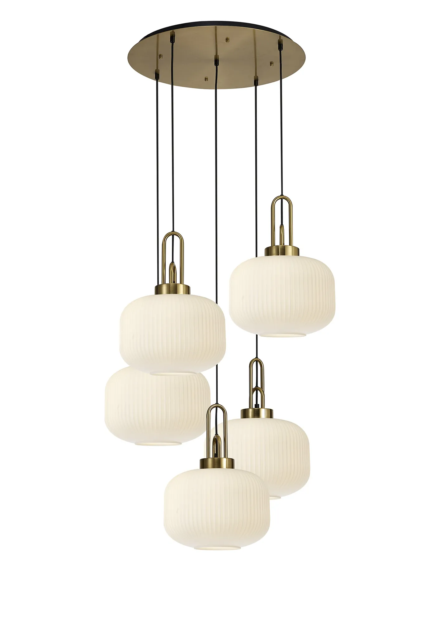 Cadiz 5Lt Cluster Pendant - Various Colours - Image 180