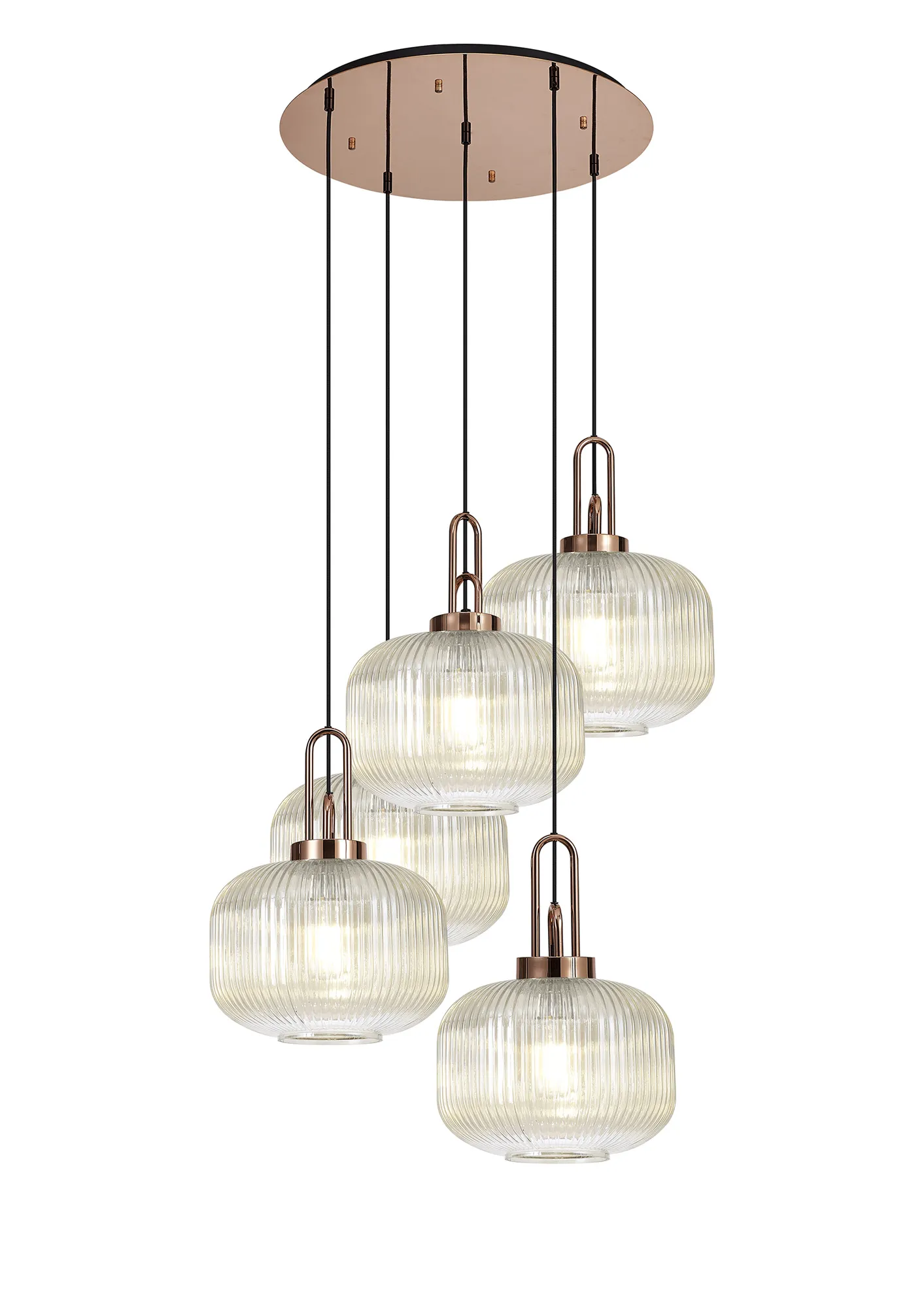 Cadiz 5Lt Cluster Pendant - Various Colours - Image 182
