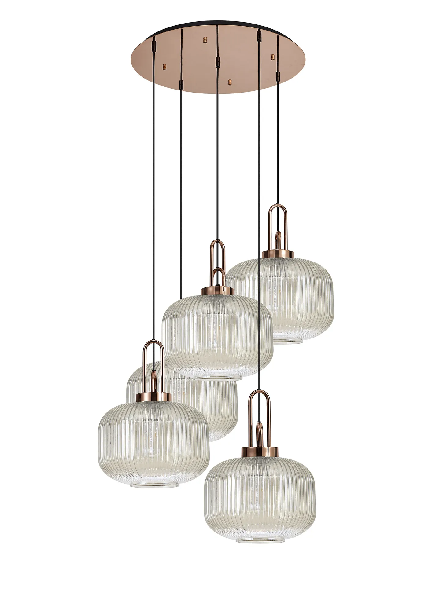 Cadiz 5Lt Cluster Pendant - Various Colours - Image 183