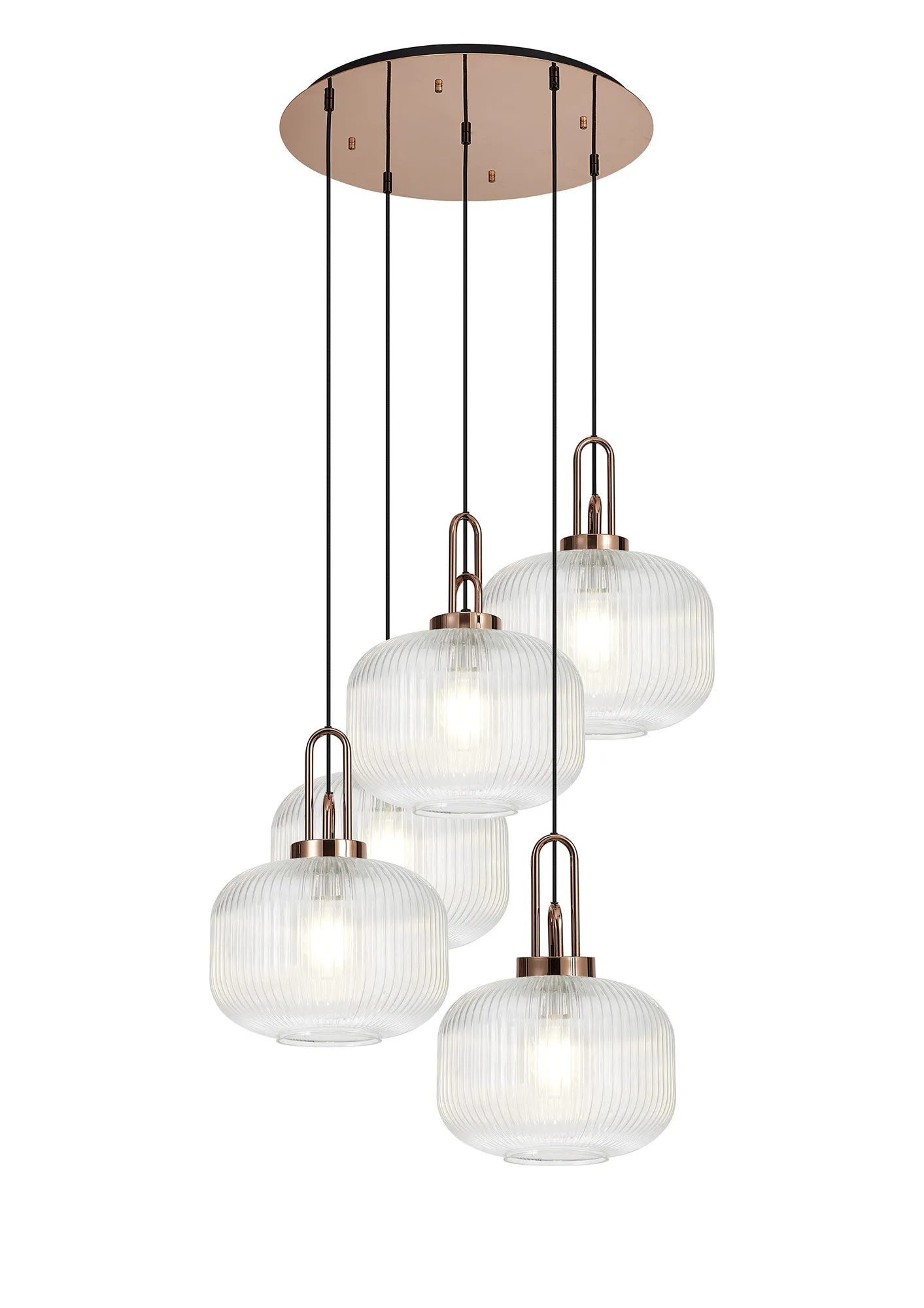 Cadiz 5Lt Cluster Pendant - Various Colours - Image 185
