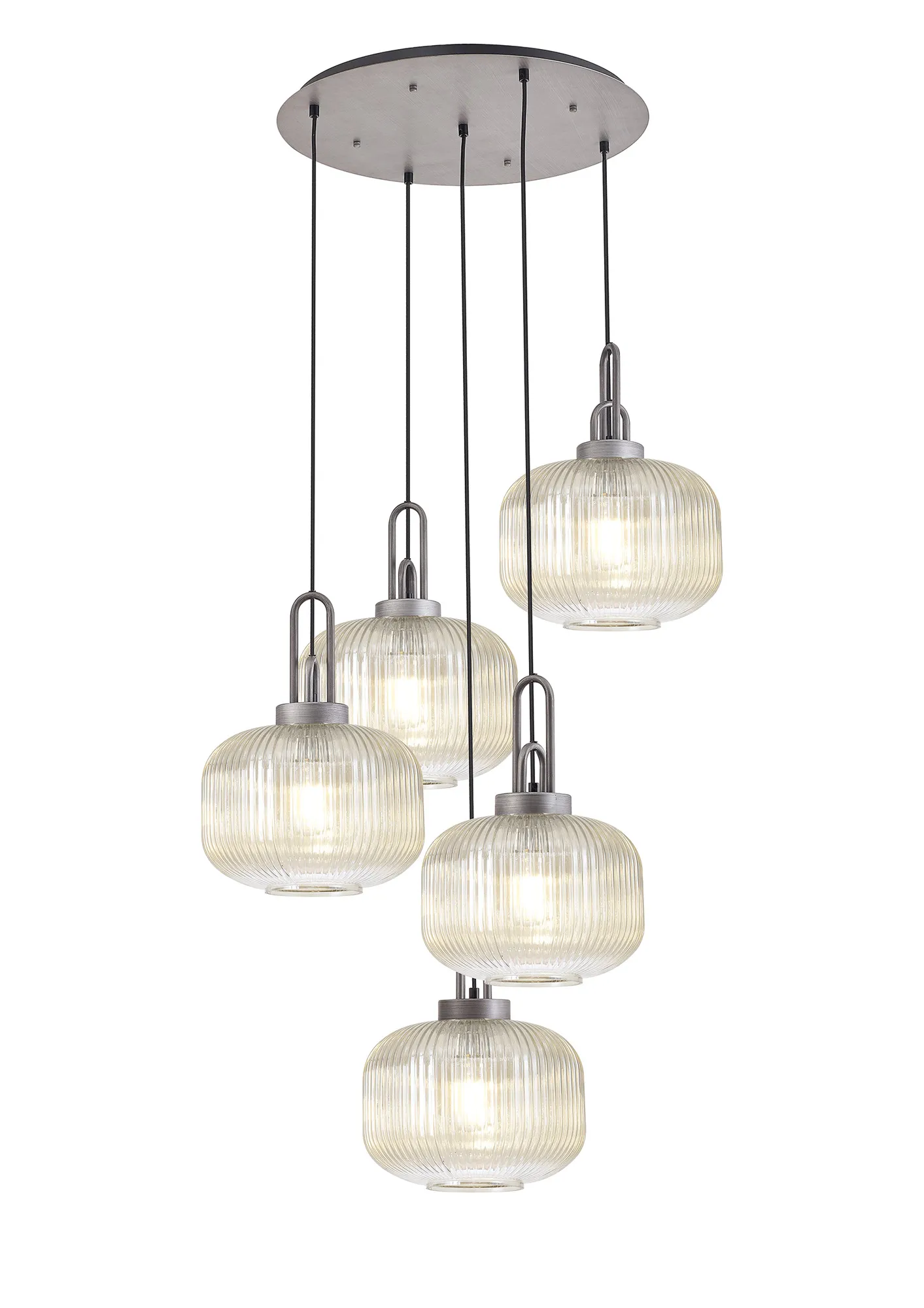 Cadiz 5Lt Cluster Pendant - Various Colours - Image 190