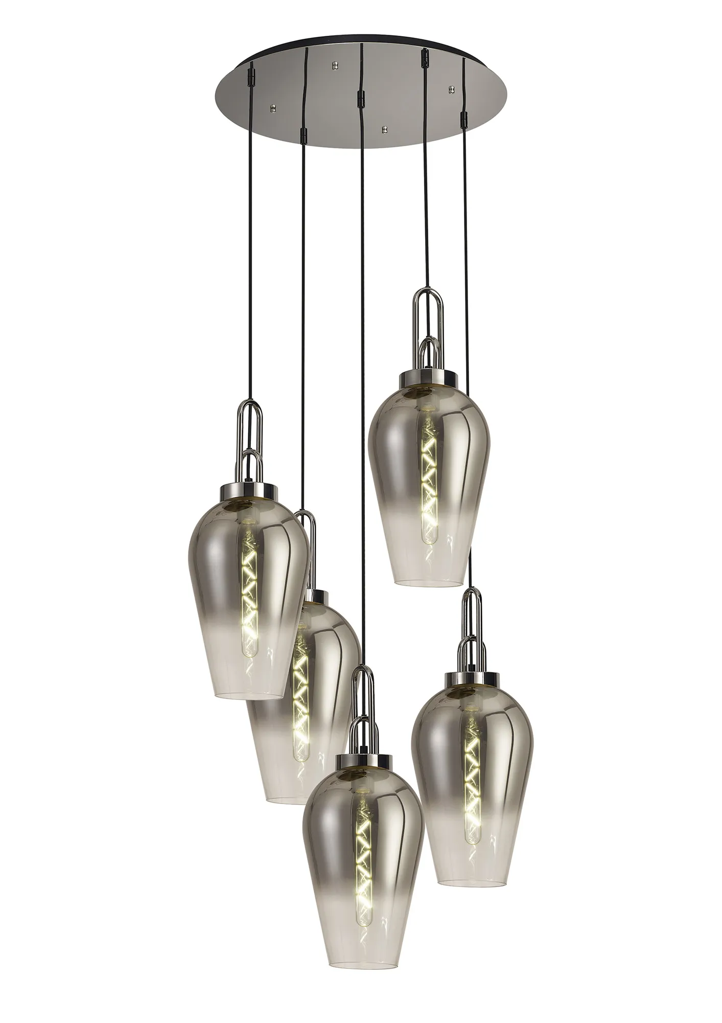 Cadiz 5Lt Cluster Pendant - Various Colours - Image 222
