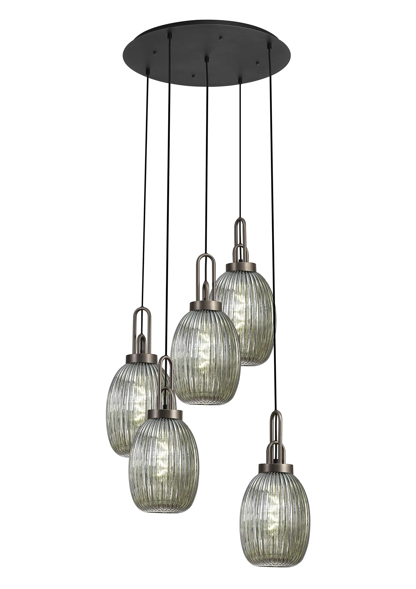 Cadiz 5Lt Cluster Pendant - Various Colours - Image 24