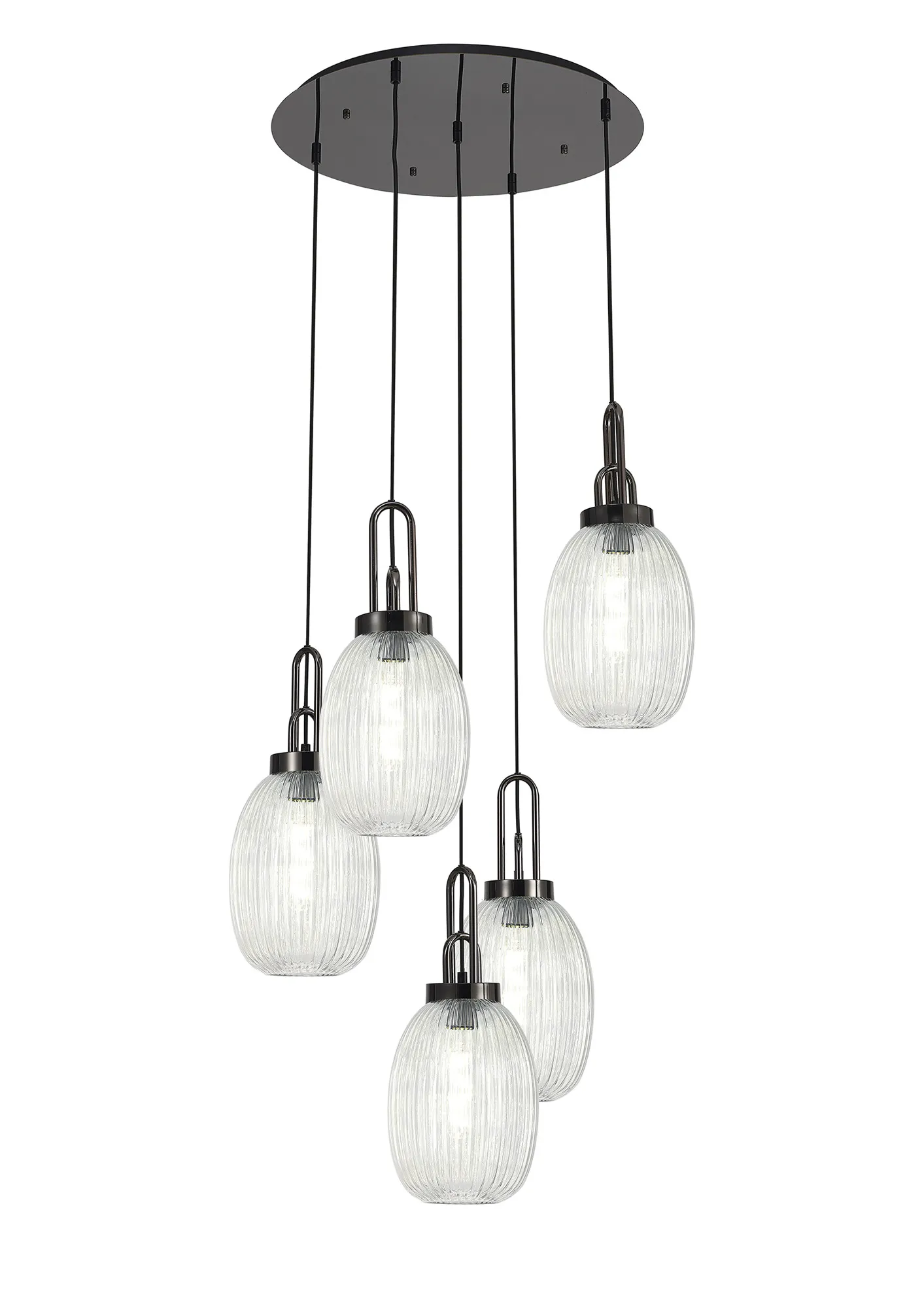 Cadiz 5Lt Cluster Pendant - Various Colours - Image 28
