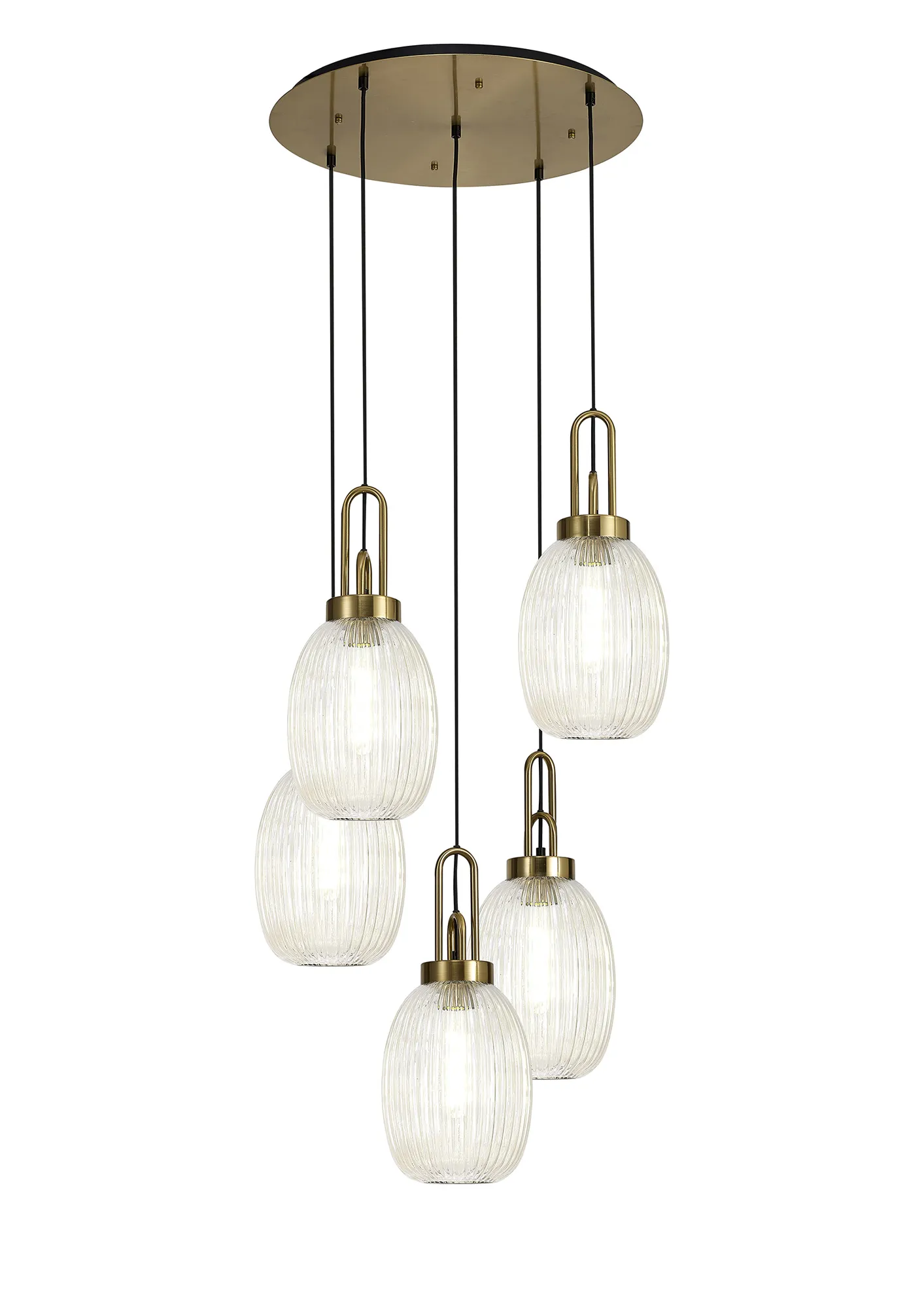 Cadiz 5Lt Cluster Pendant - Various Colours - Image 36