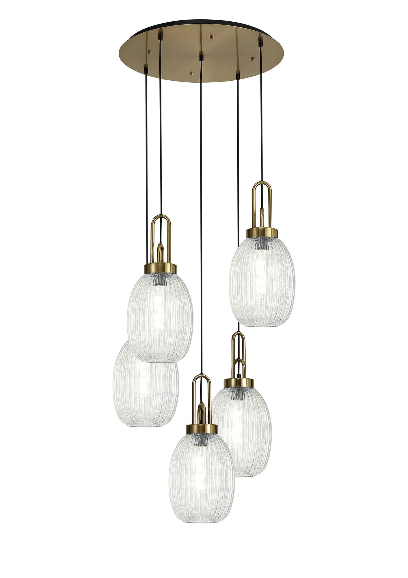 Cadiz 5Lt Cluster Pendant - Various Colours - Image 39