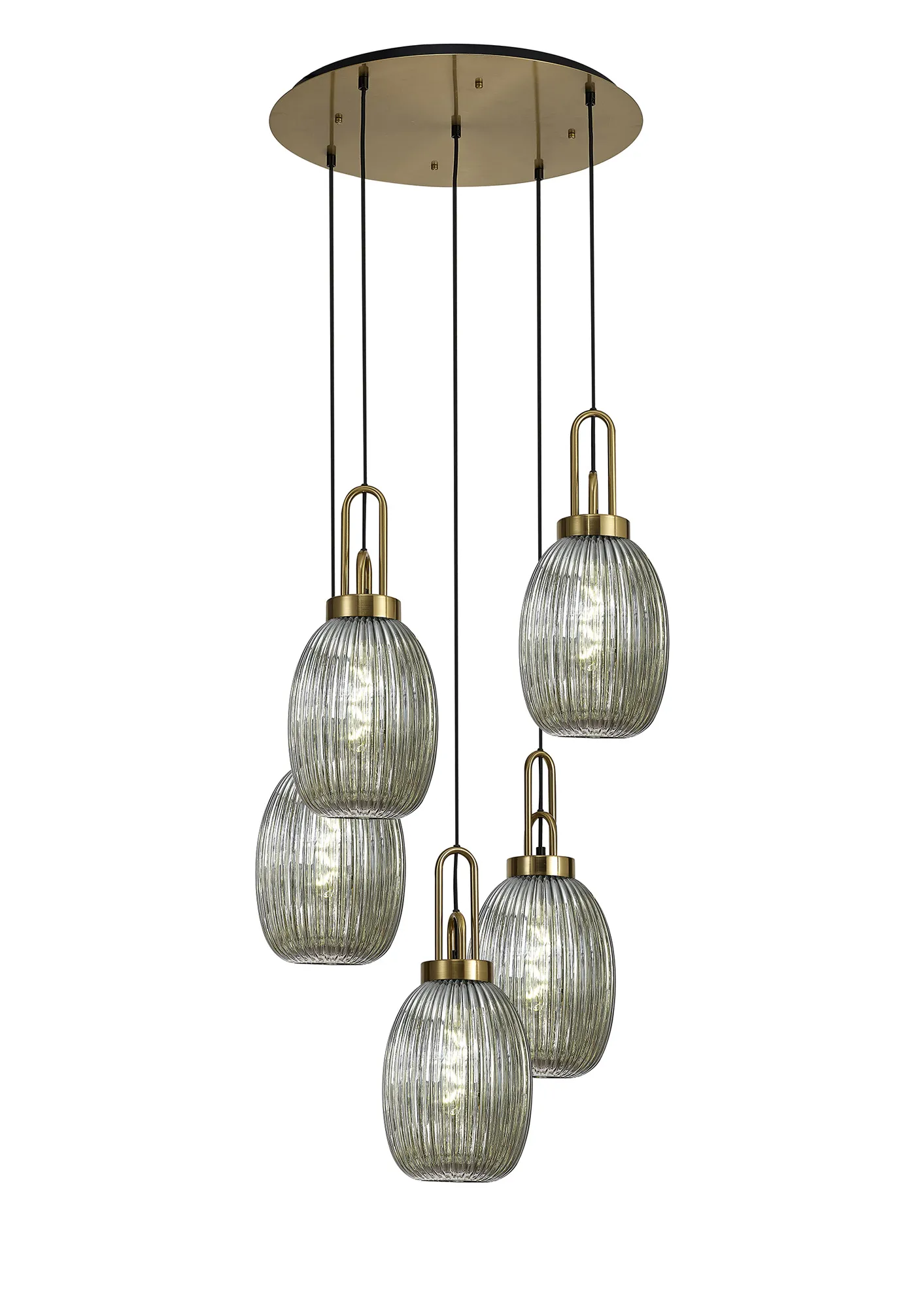 Cadiz 5Lt Cluster Pendant - Various Colours - Image 45