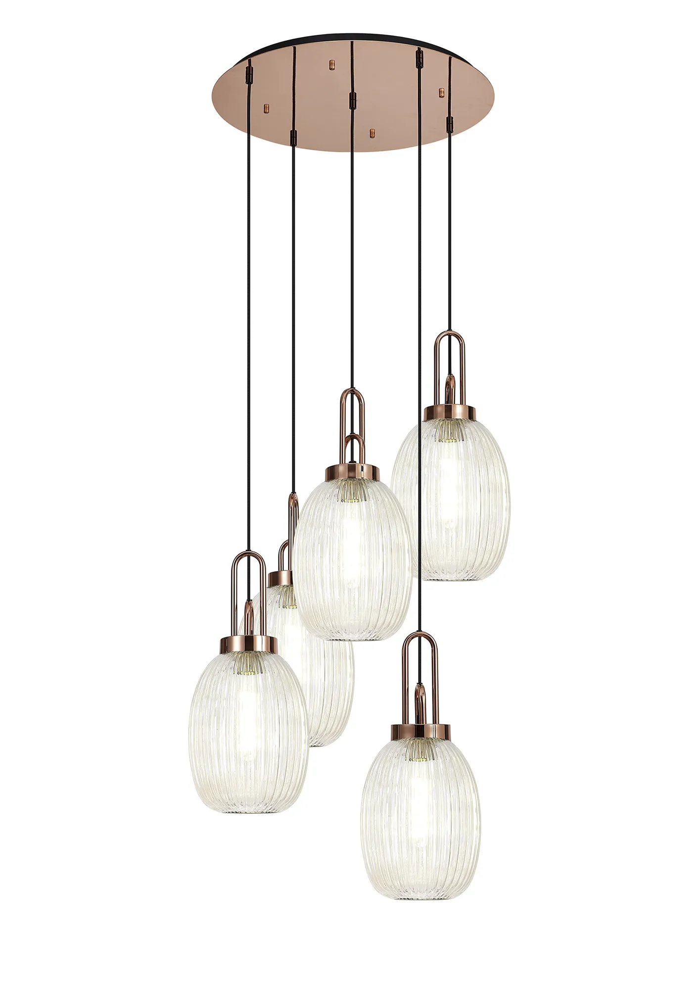 Cadiz 5Lt Cluster Pendant - Various Colours - Image 47