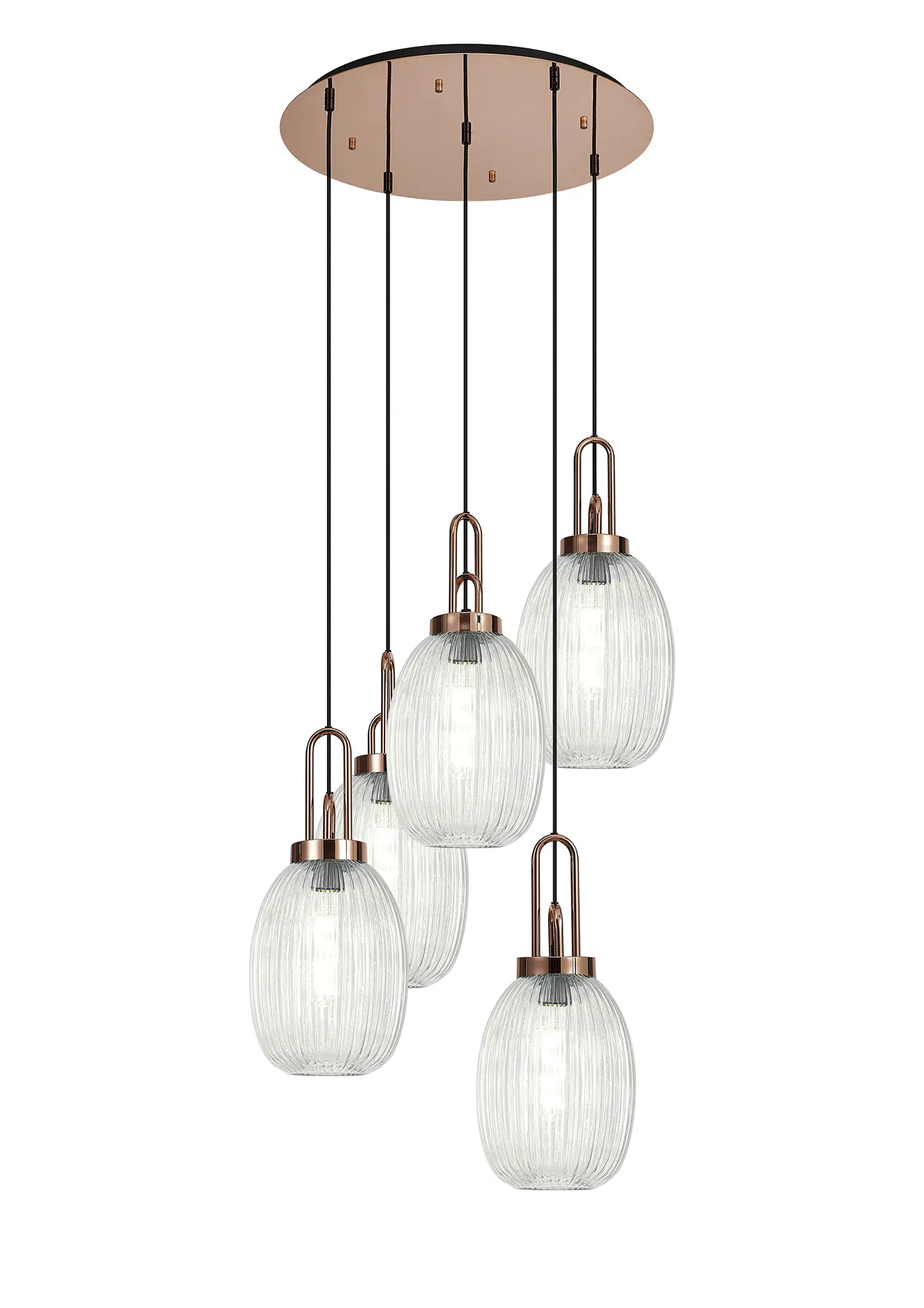 Cadiz 5Lt Cluster Pendant - Various Colours - Image 49