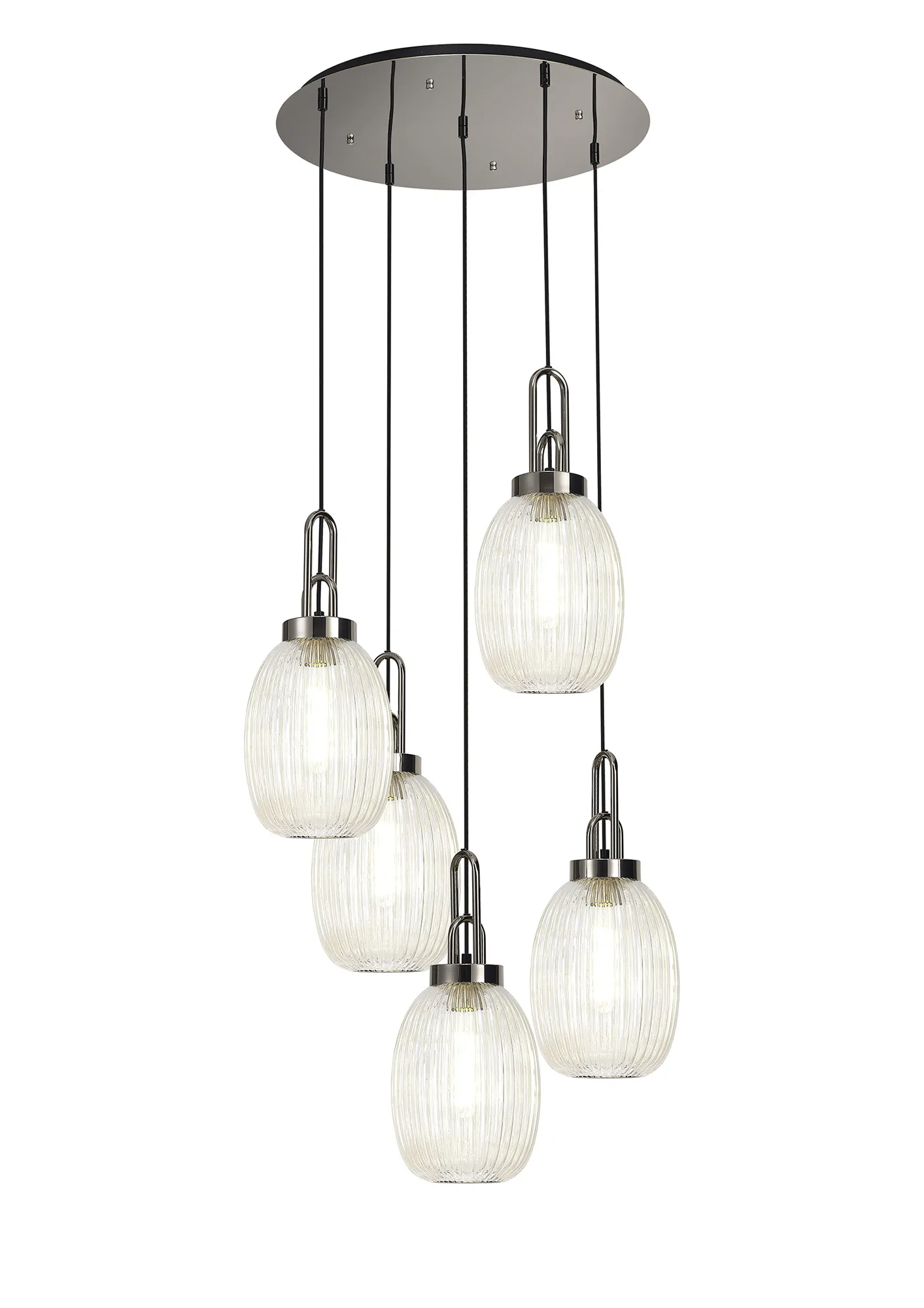 Cadiz 5Lt Cluster Pendant - Various Colours - Image 60