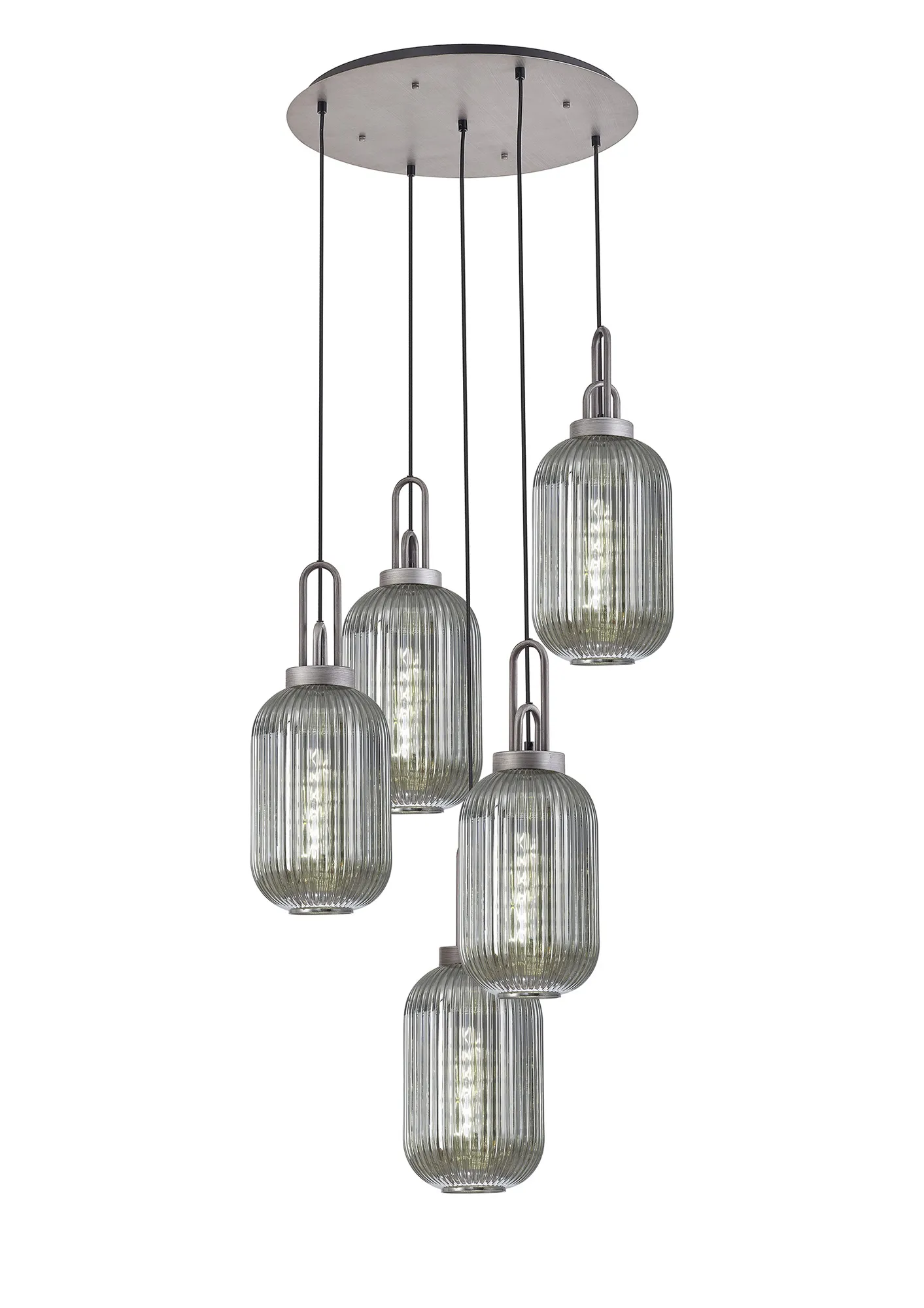 Cadiz 5Lt Cluster Pendant - Various Colours - Image 80