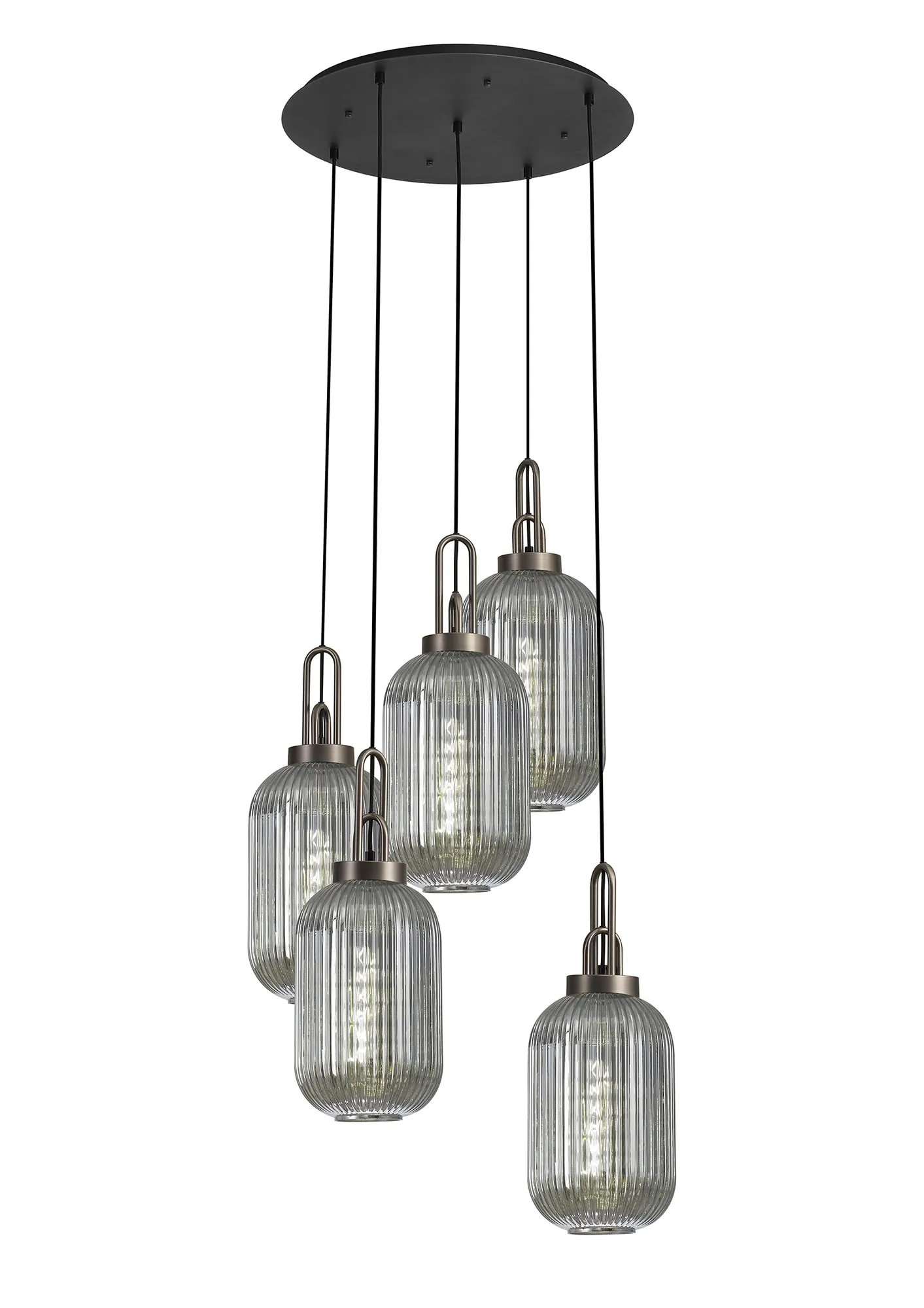 Cadiz 5Lt Cluster Pendant - Various Colours - Image 92