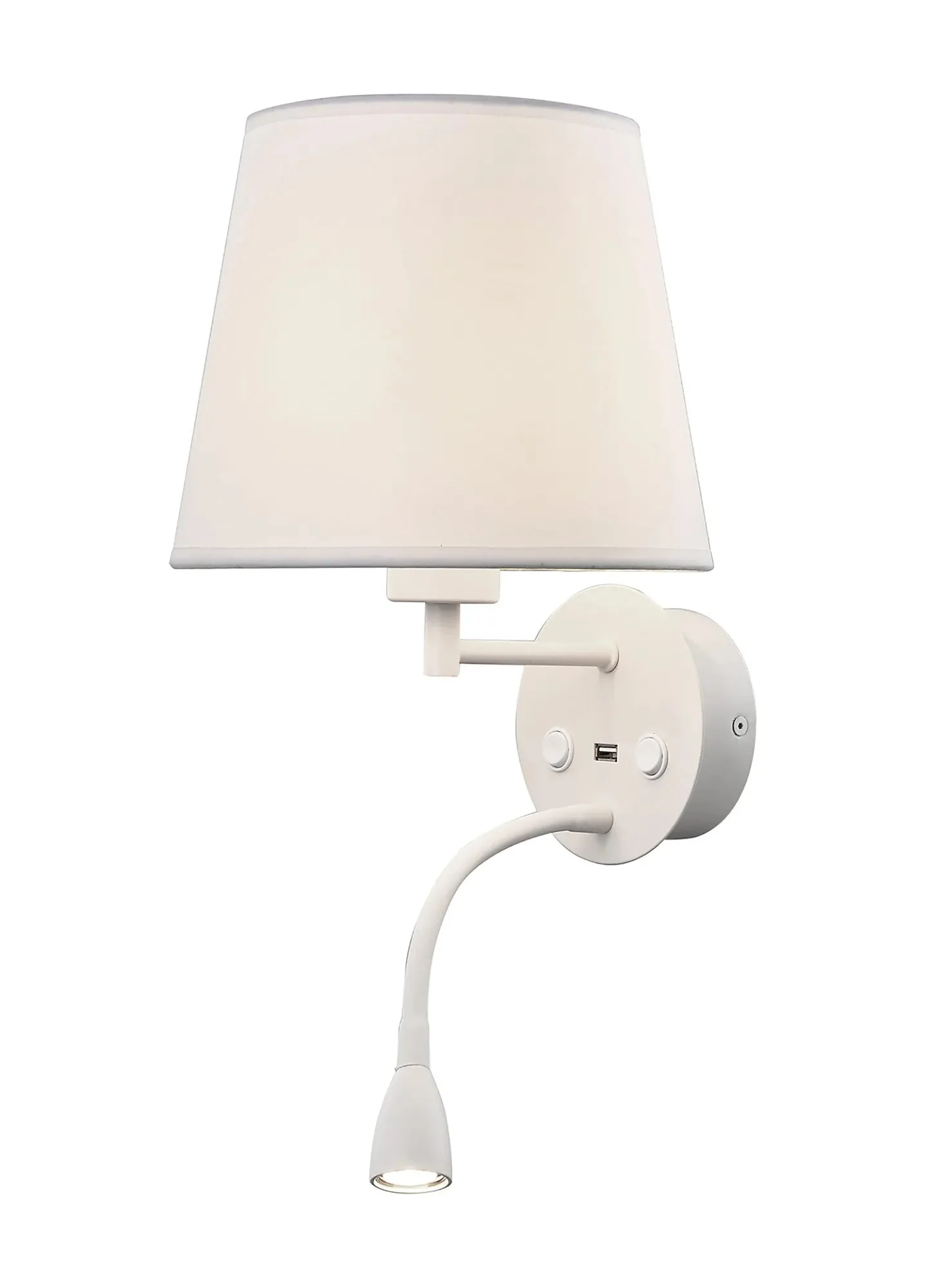 Caicos USB Charger Reading Light - Various Colours - Image 3