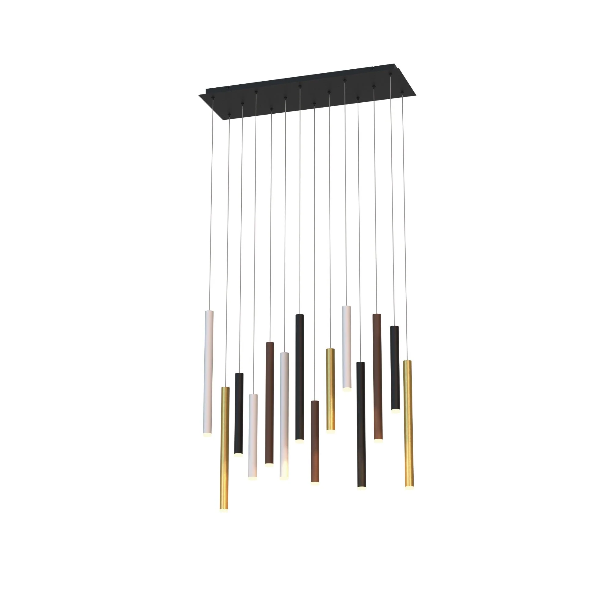 Cala 8Lt/14Lt Pendant  - Sand White/Sand Black/Gold/Rust Brown - Image 5