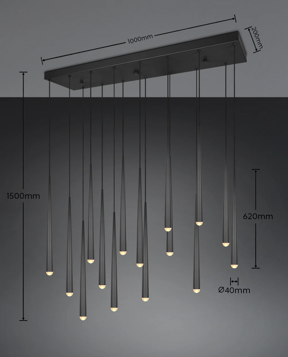 Cala Kitchen Light- Gold/ Black Finishes - Image 12