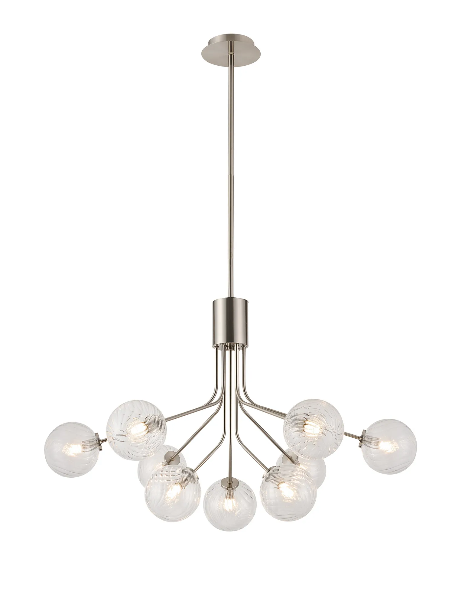 Caledon Fixed Pendant, 9 Light G9- Various Finishes - Image 15