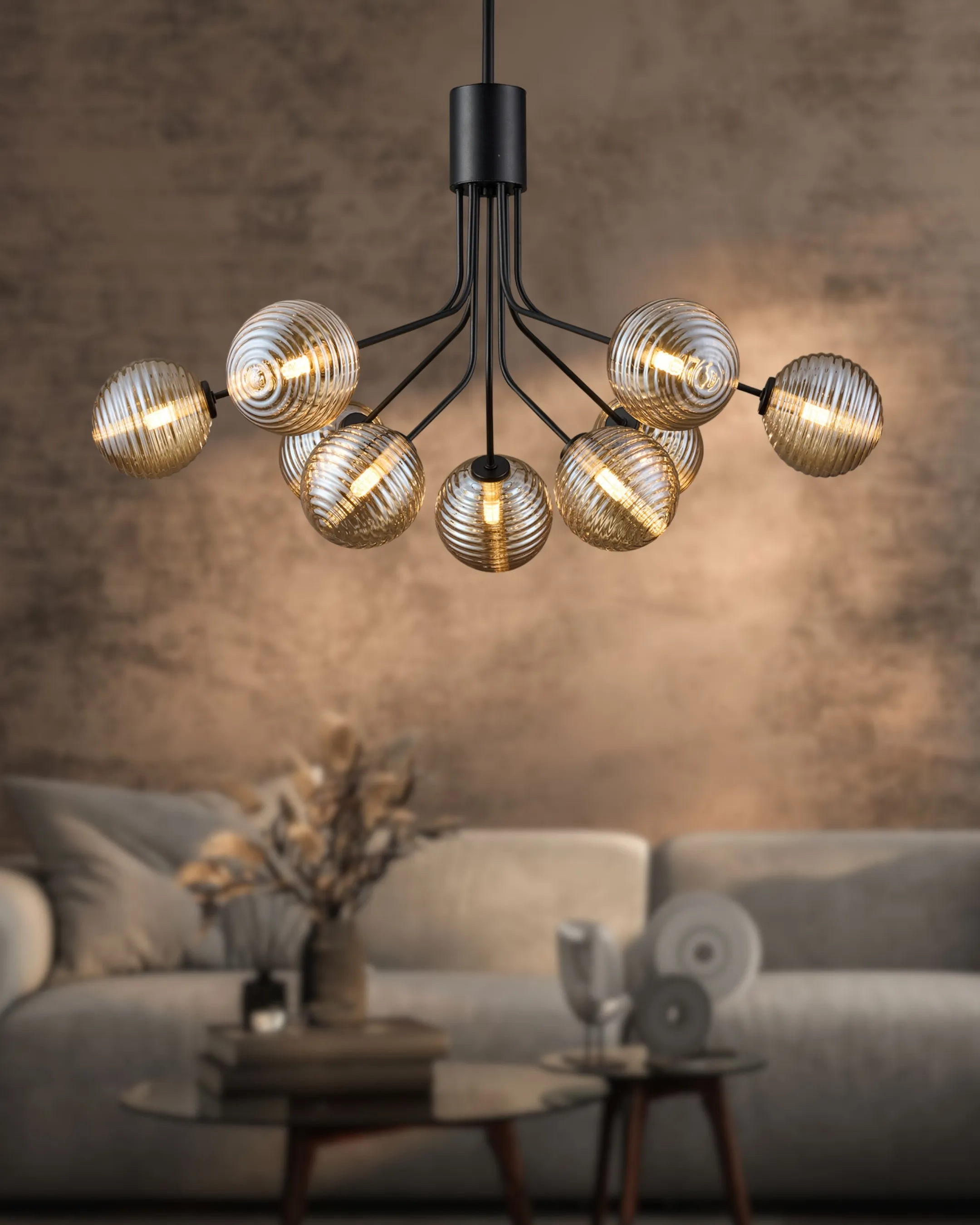 Caledon Fixed Pendant, 9 Light G9- Various Finishes - Image 33