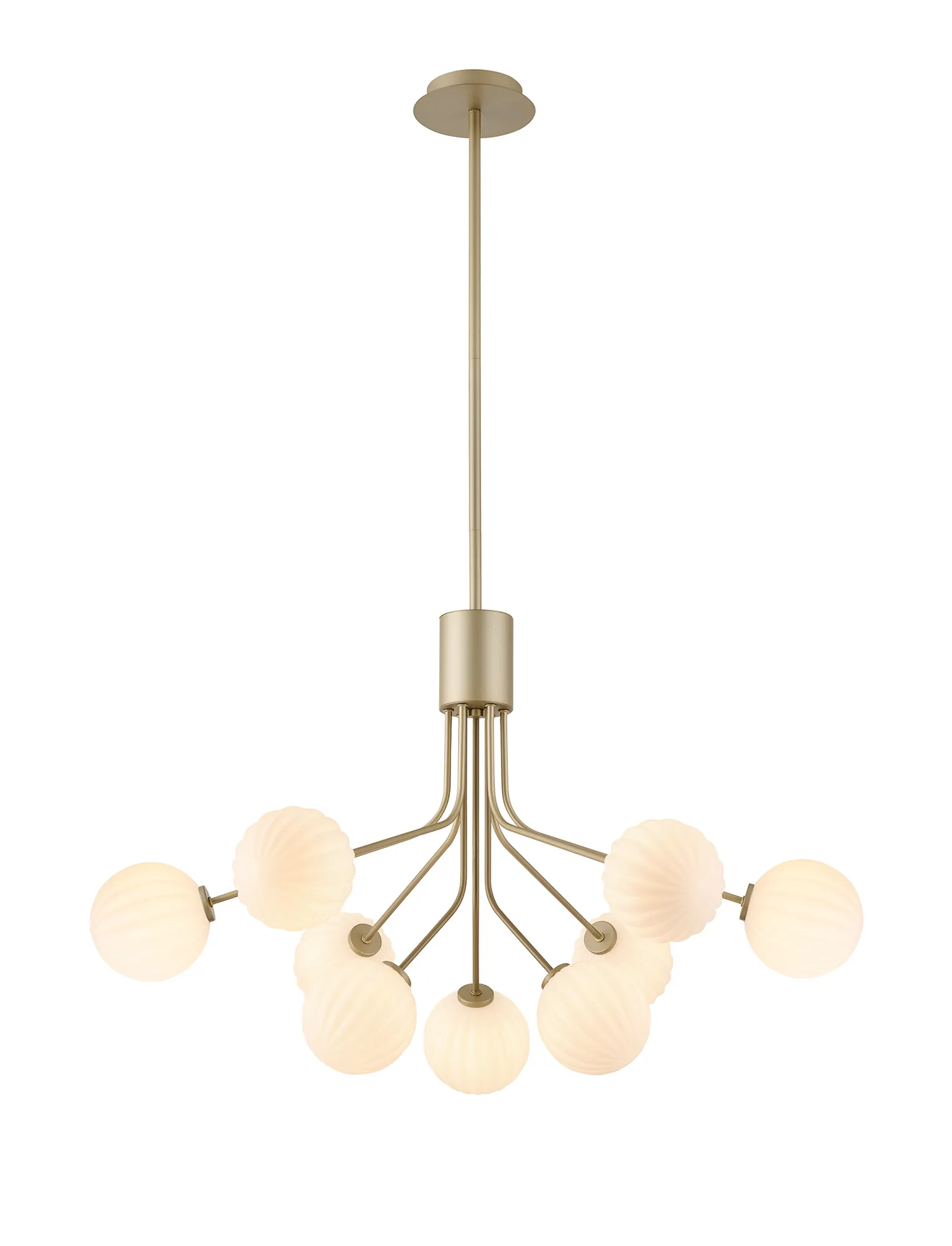 Caledon Fixed Pendant, 9 Light G9- Various Finishes - Image 5