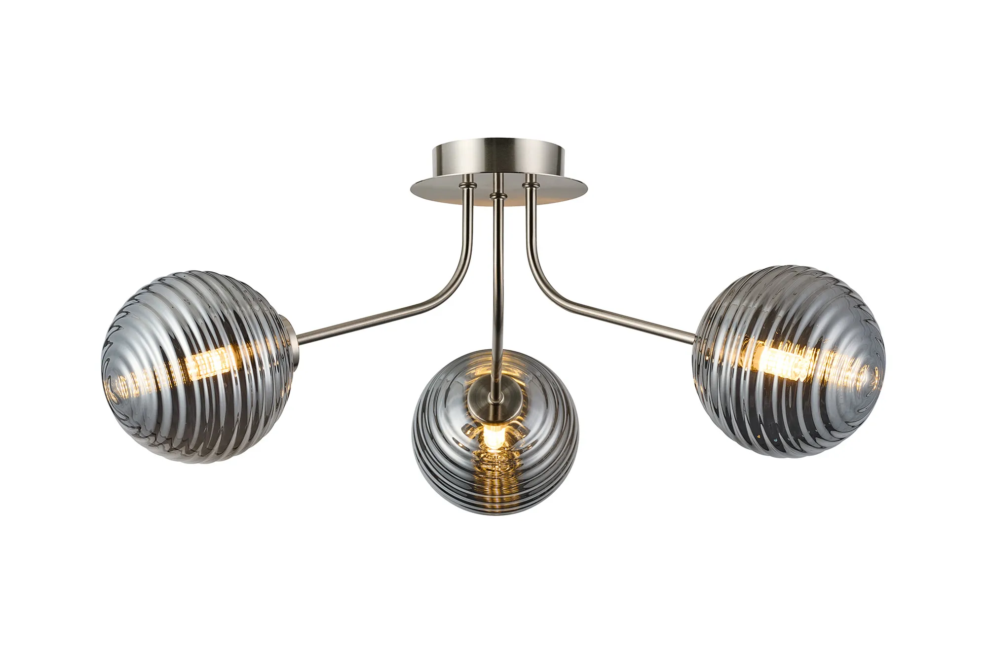 Caledon Semi Flush Light, 3 Light - Various Finishes - Image 12