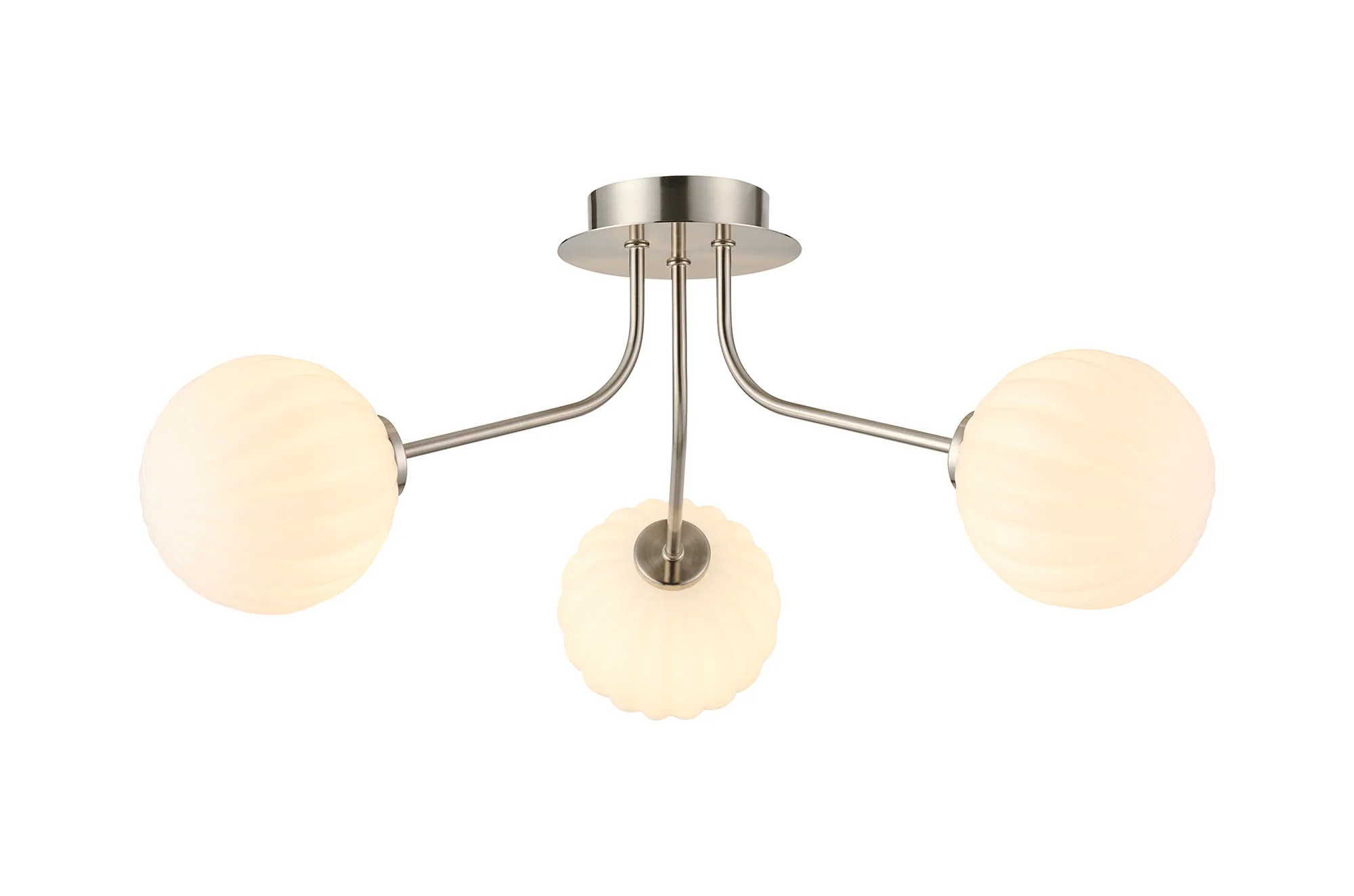 Caledon Semi Flush Light, 3 Light - Various Finishes - Image 18