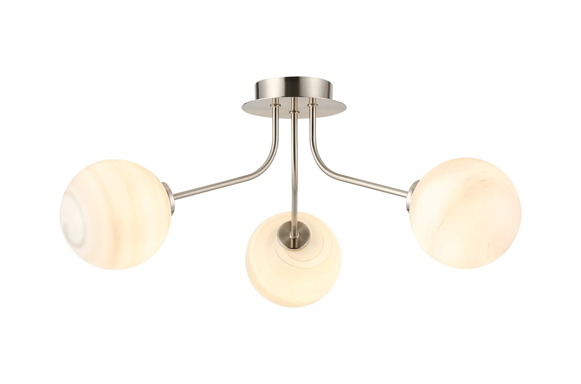 Caledon Semi Flush Light, 3 Light - Various Finishes - Image 20