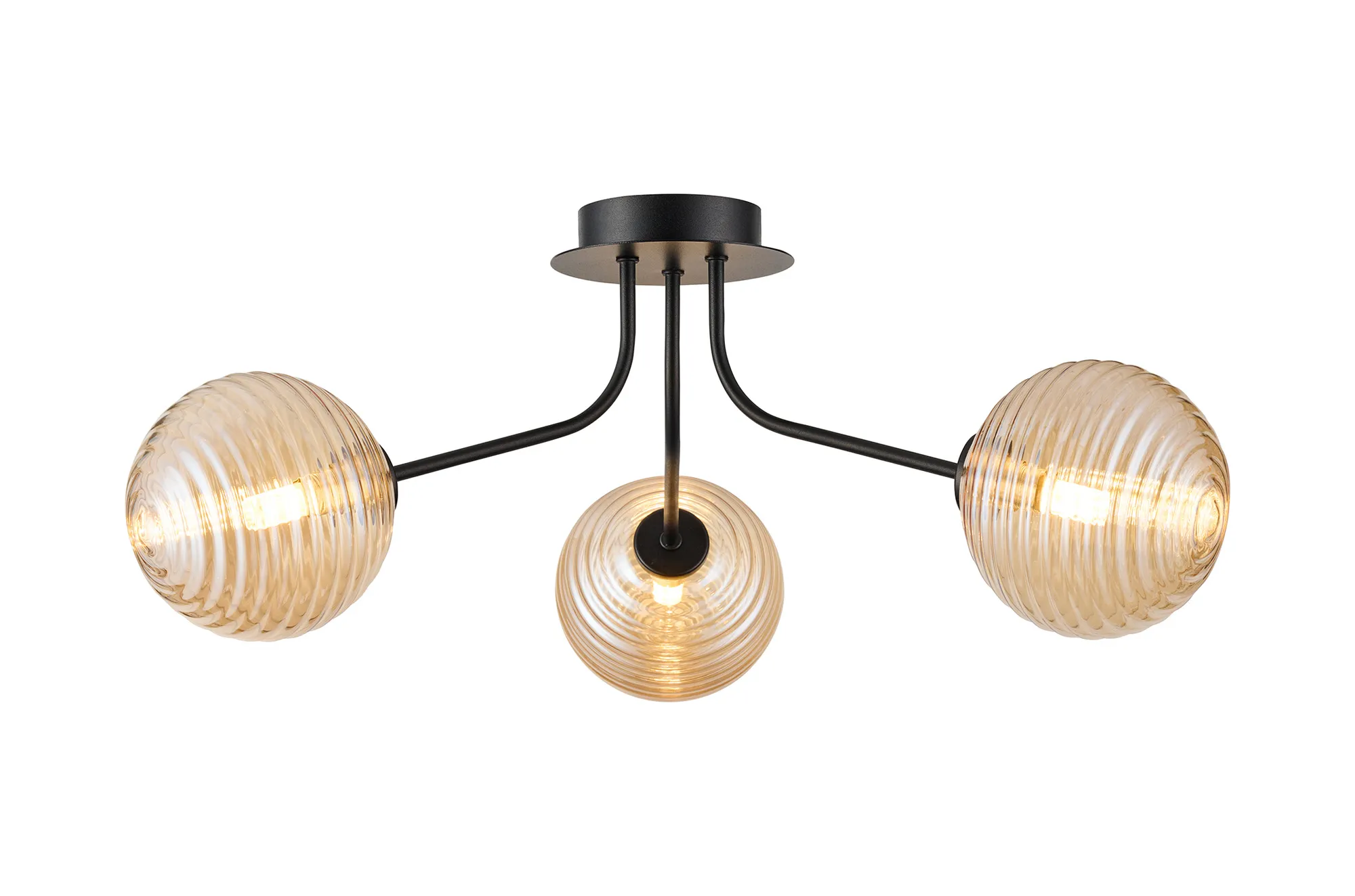 Caledon Semi Flush Light, 3 Light - Various Finishes - Image 30