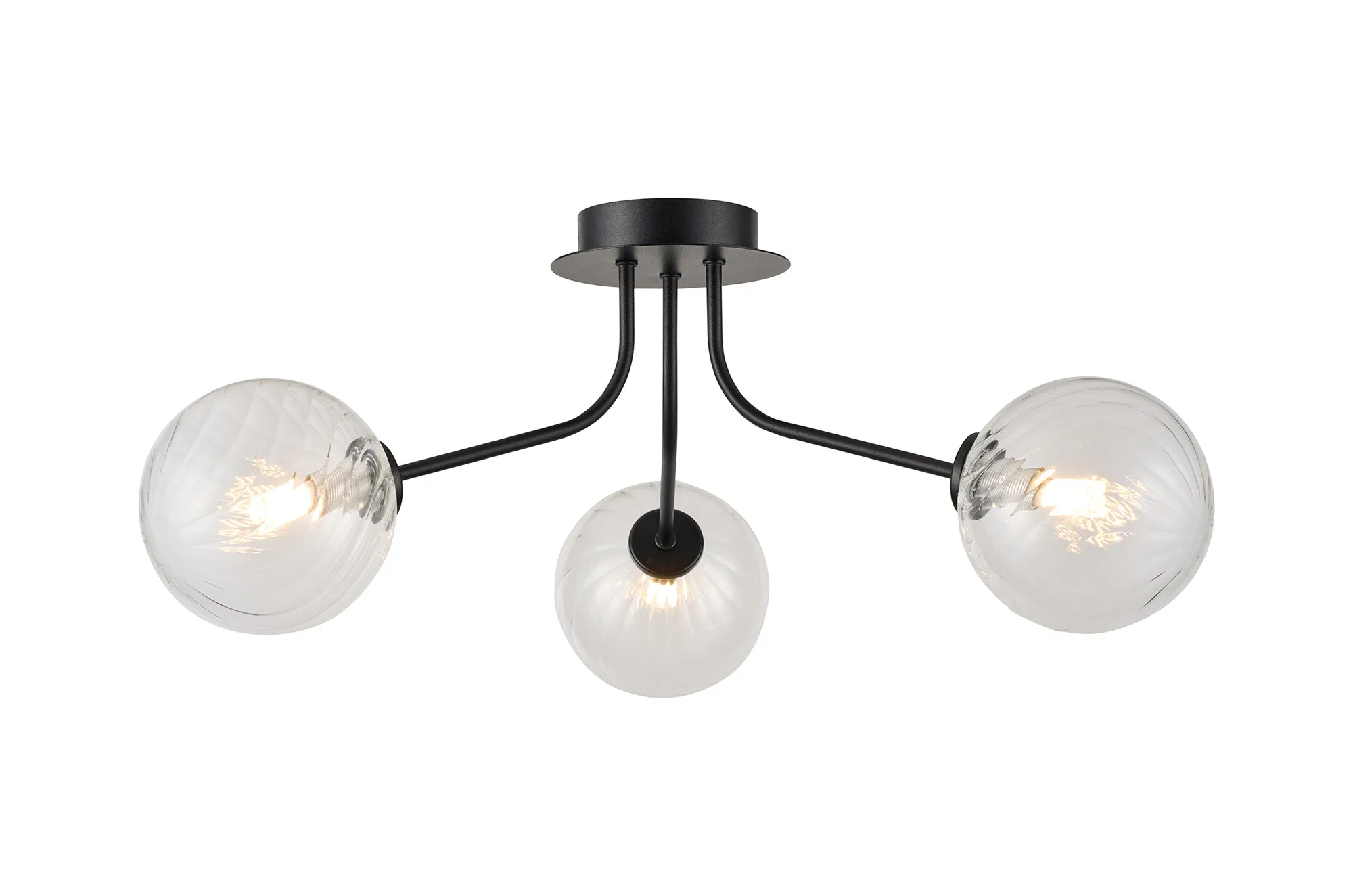 Caledon Semi Flush Light, 3 Light - Various Finishes - Image 31