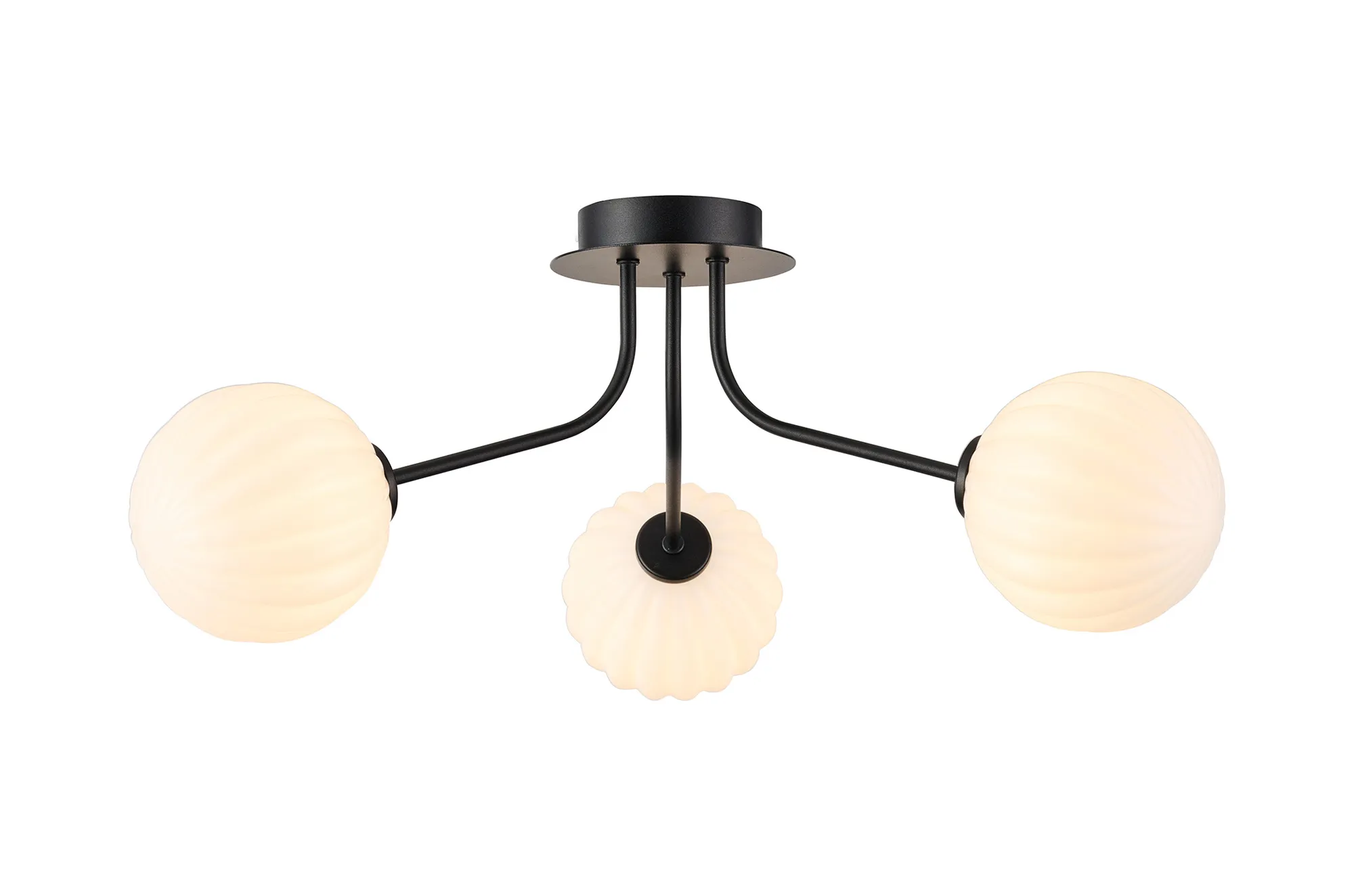 Caledon Semi Flush Light, 3 Light - Various Finishes - Image 34