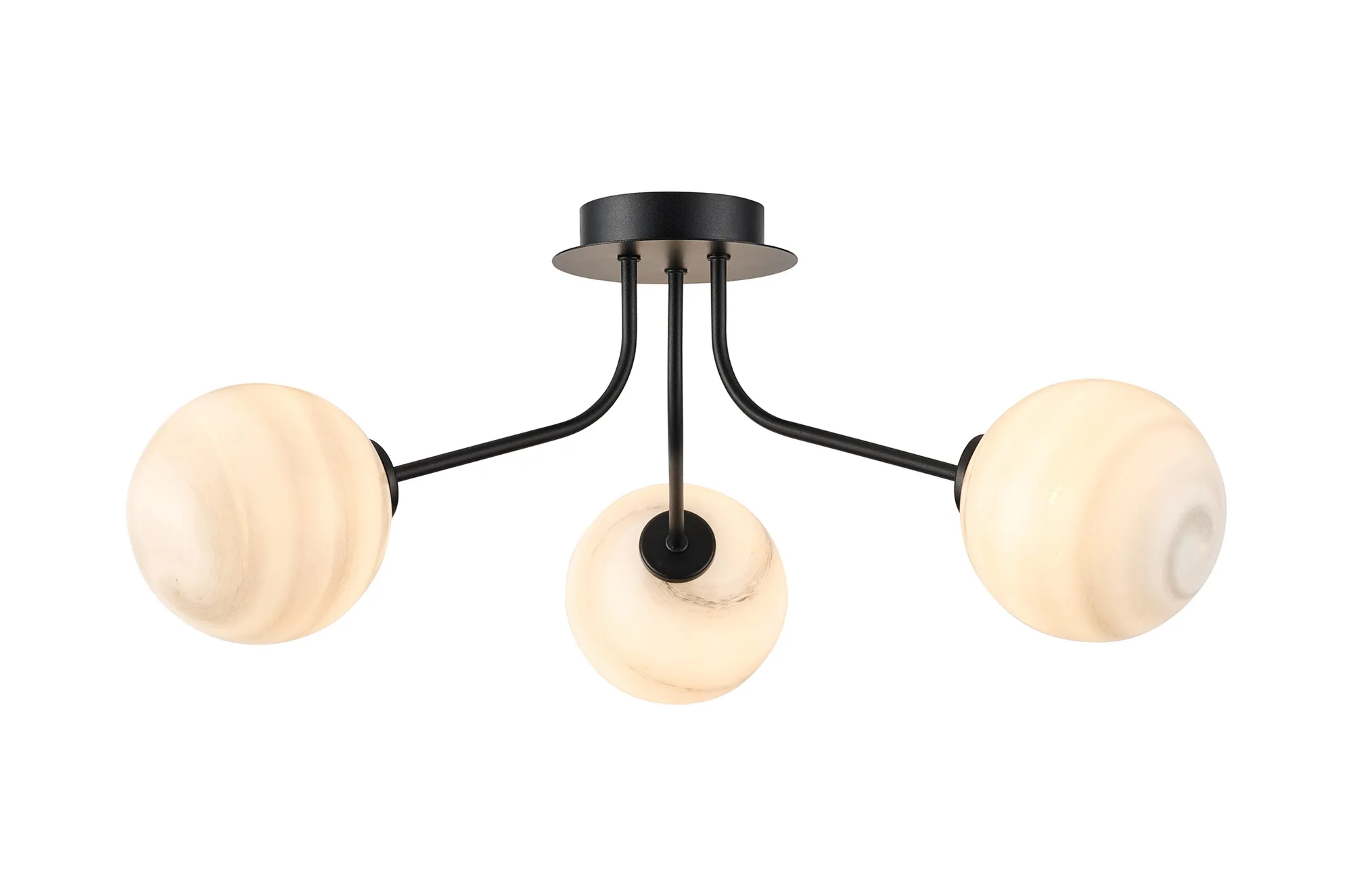 Caledon Semi Flush Light, 3 Light - Various Finishes - Image 36