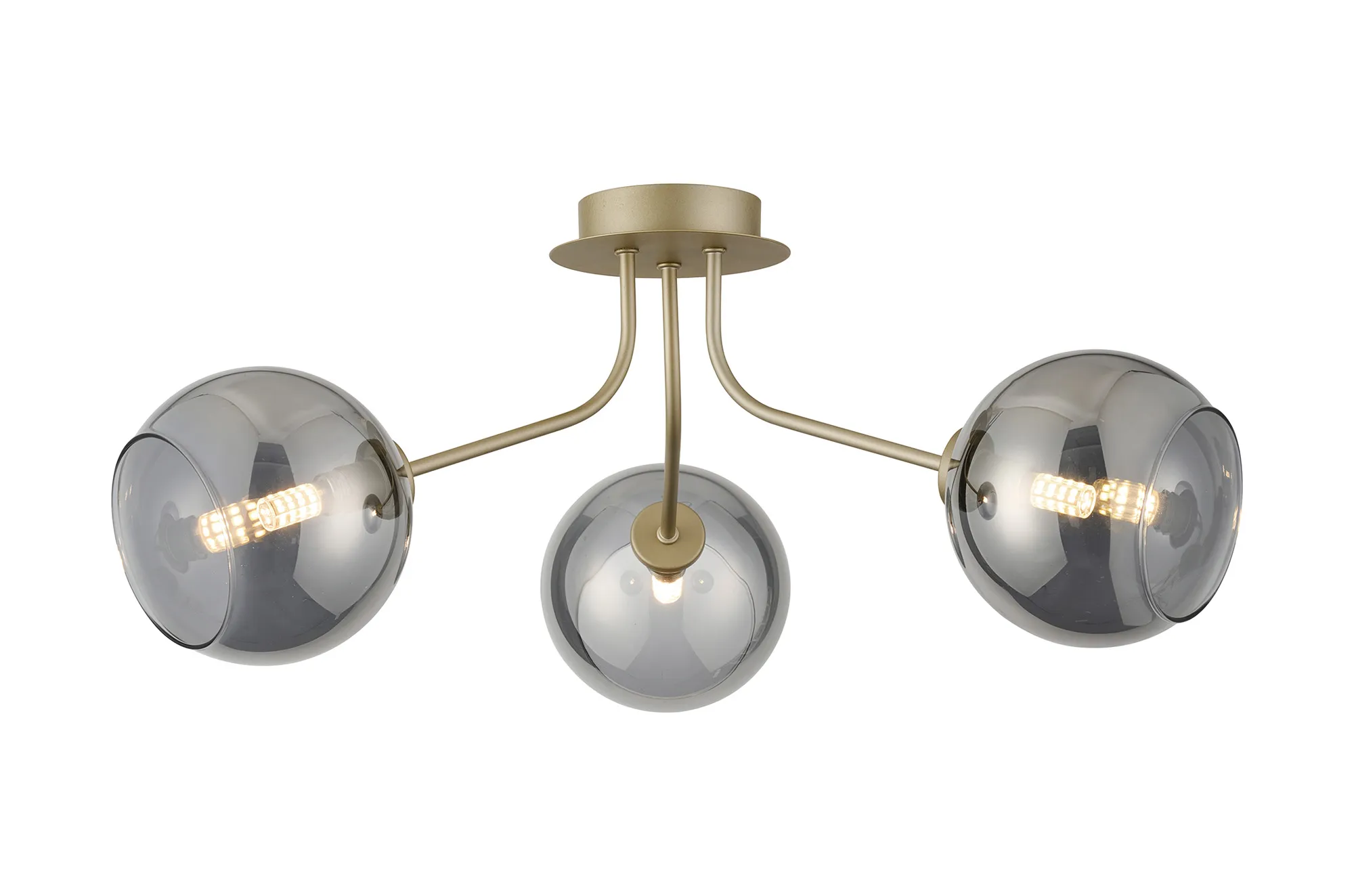 Caledon Semi Flush Light, 3 Light - Various Finishes - Image 47