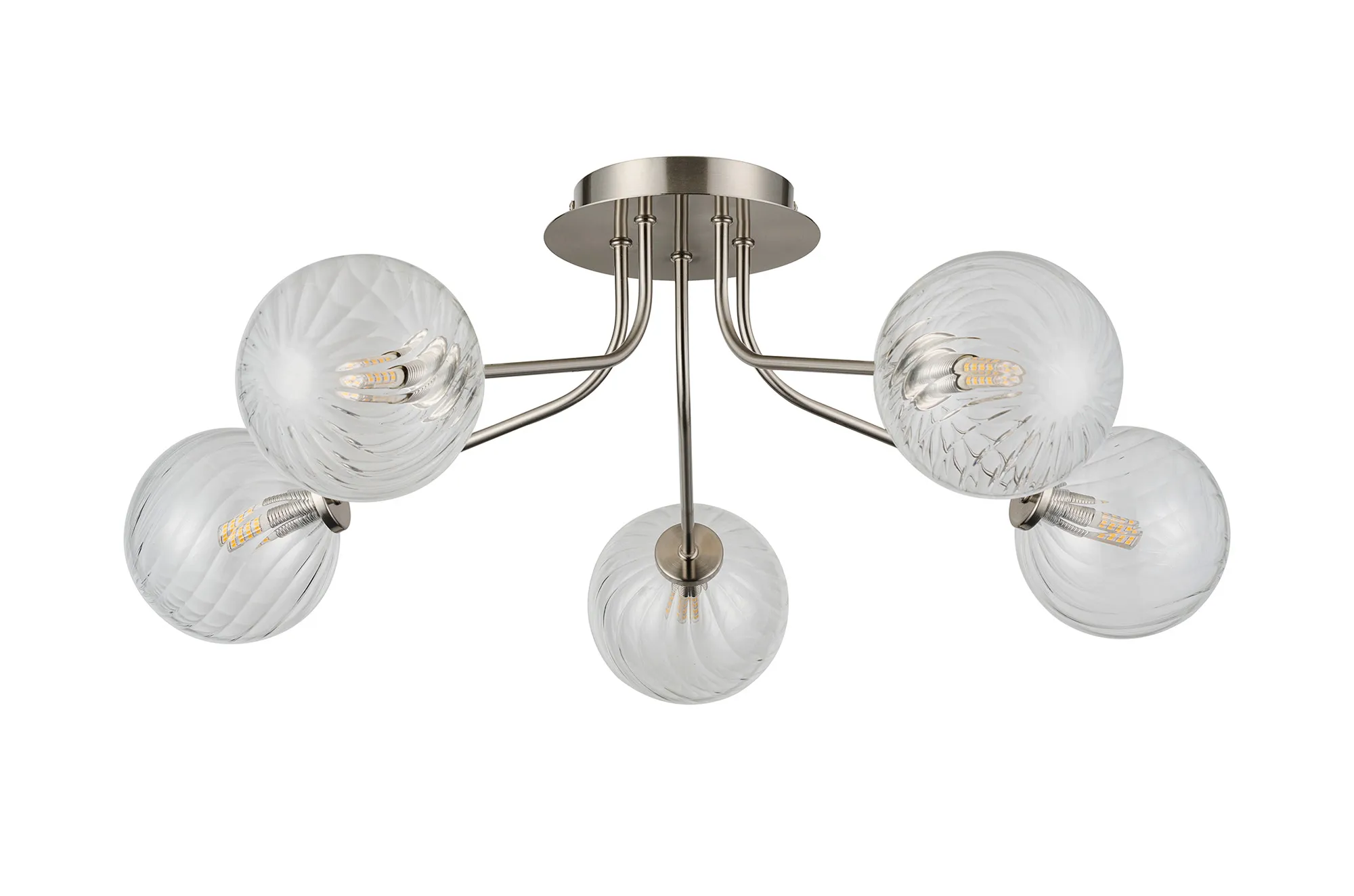 Caledon Semi Flush Light, 5 Light - Various Finishes - Image 16