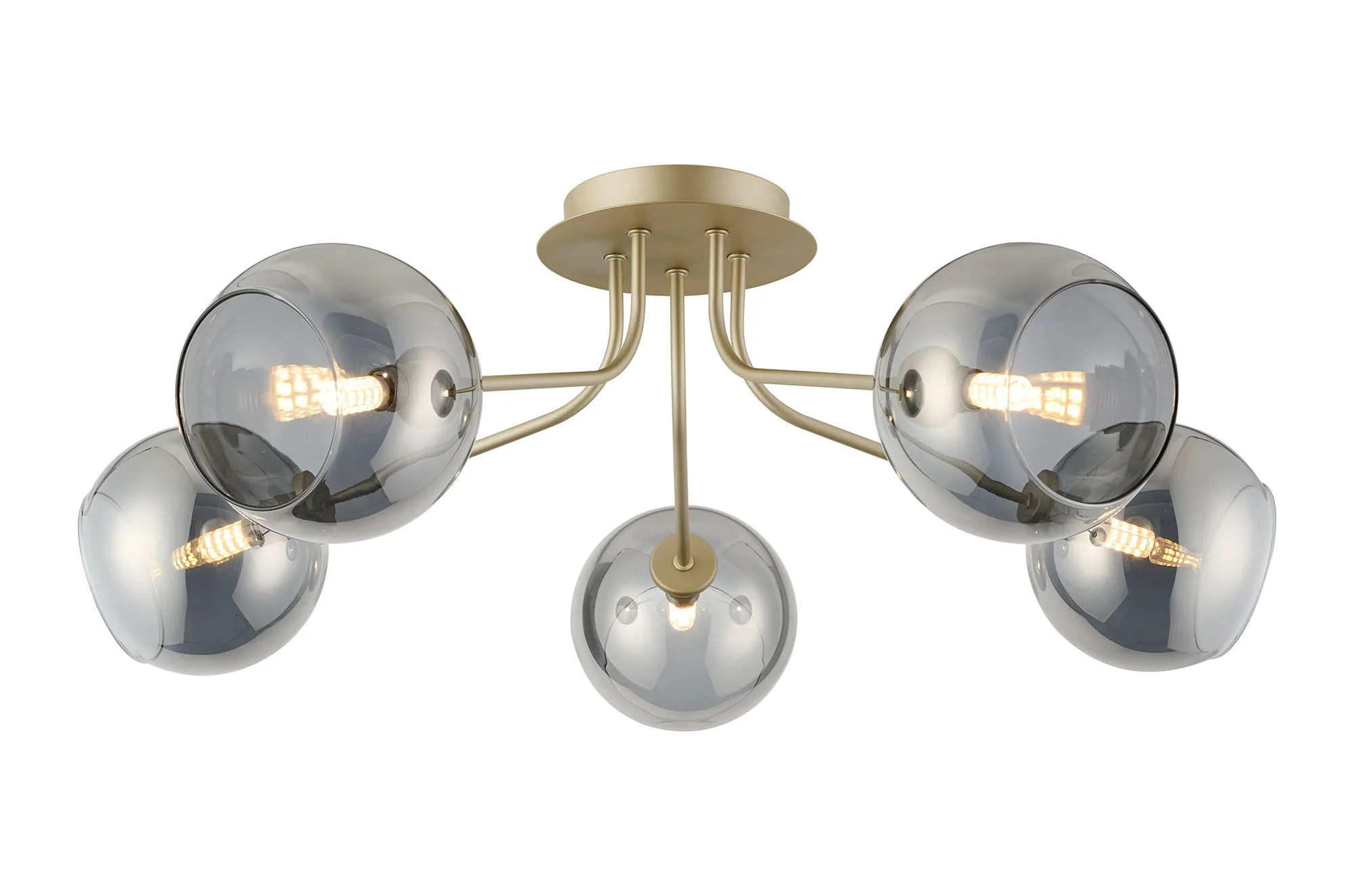 Caledon Semi Flush Light, 5 Light - Various Finishes - Image 19